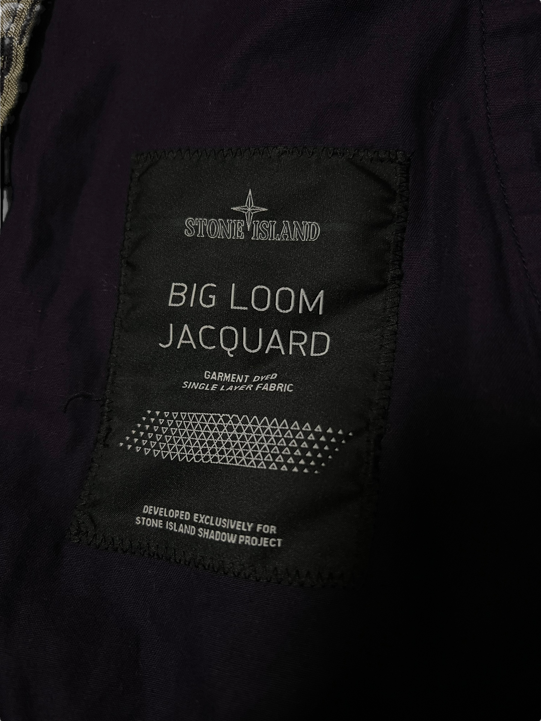 MANTEAU STONE ISLAND BIG LOOM JACQUARD SHADOW PROJECT - NB08