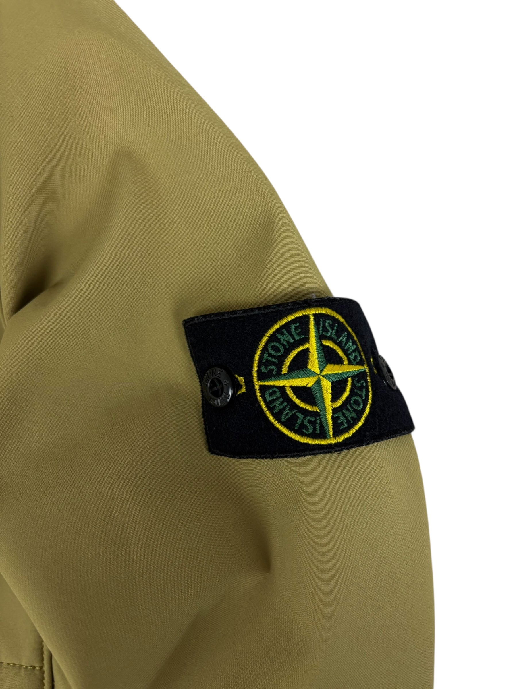 VESTE STONE ISLAND SOFT SHELL-R - JAUNE- TAILLE S