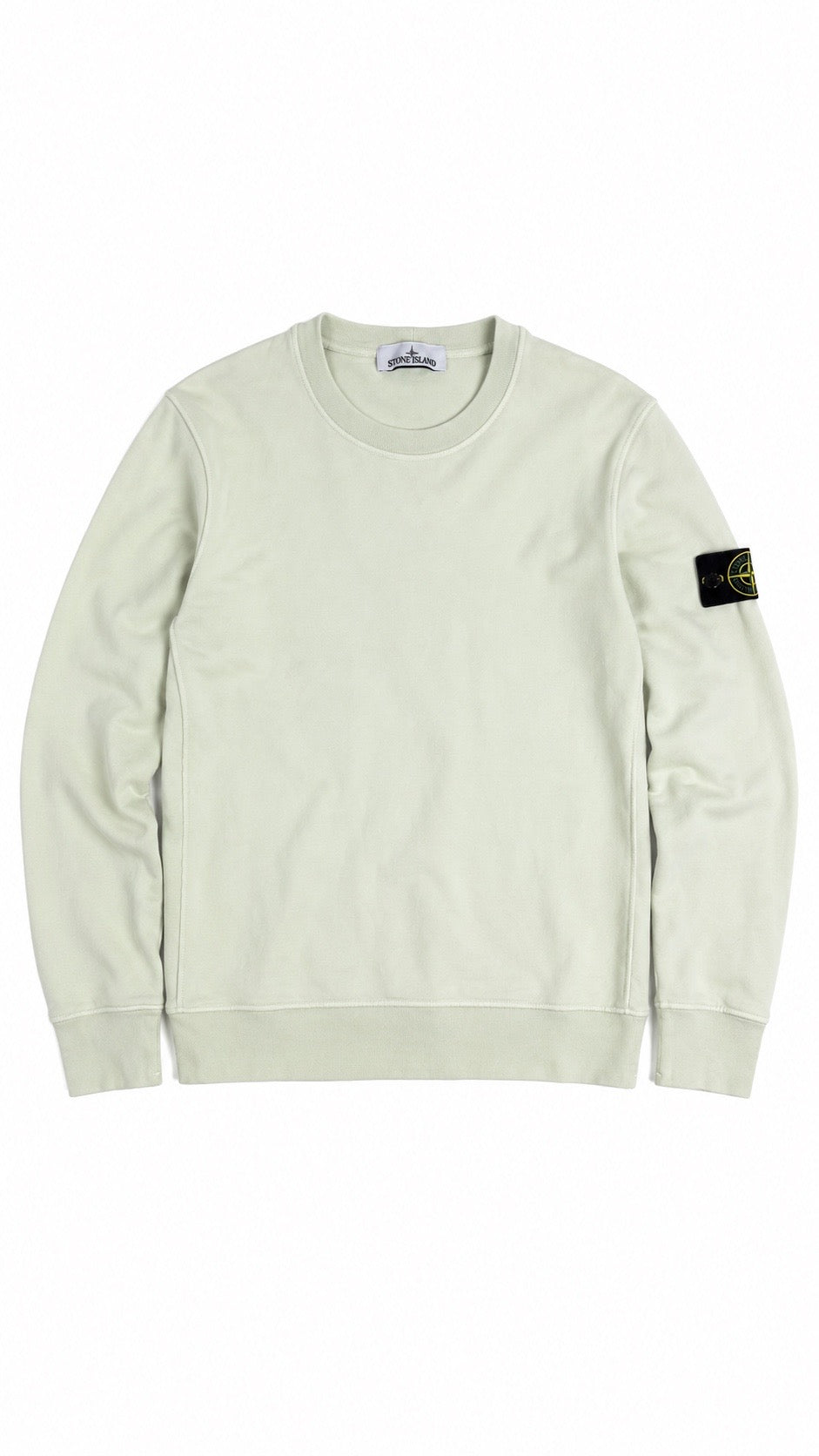 Pull Crewneck Stone Island vert pastel taille S - vue 1/4