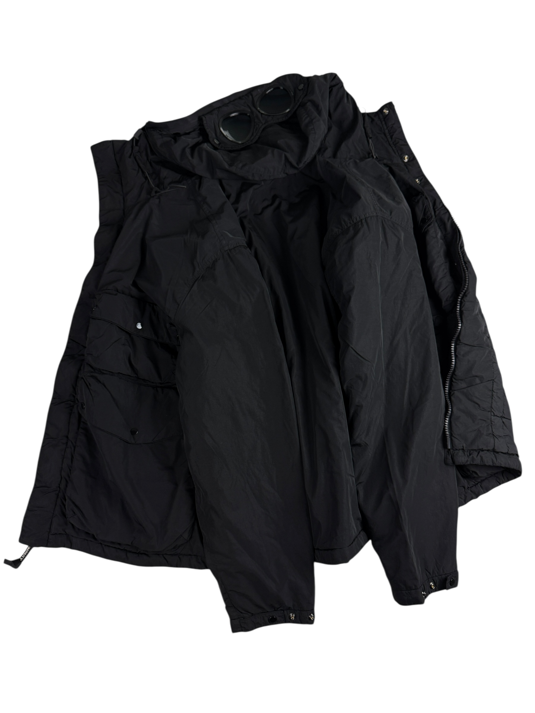 VESTE C.P COMPANY CHROME-R GOGGLE JACKET - NOIR - TAILLE M - NEUF