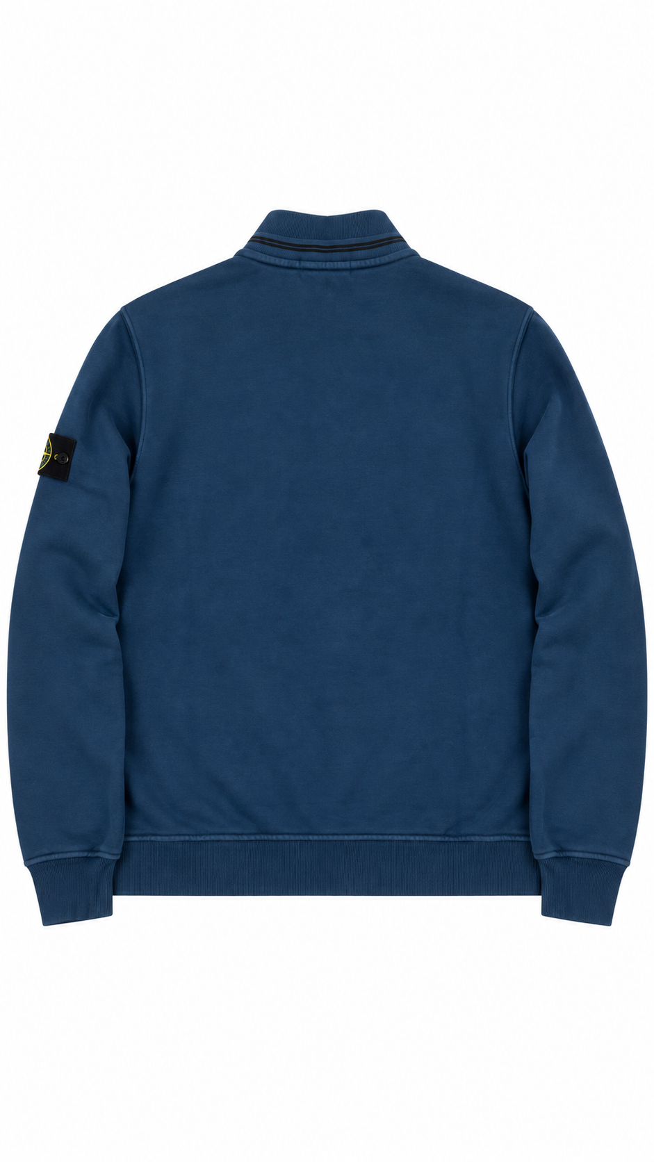 Sweat-shirt Zippé Stone Island Junior Col Montant, Bleu, Taille 14 ans — autre vue du produit