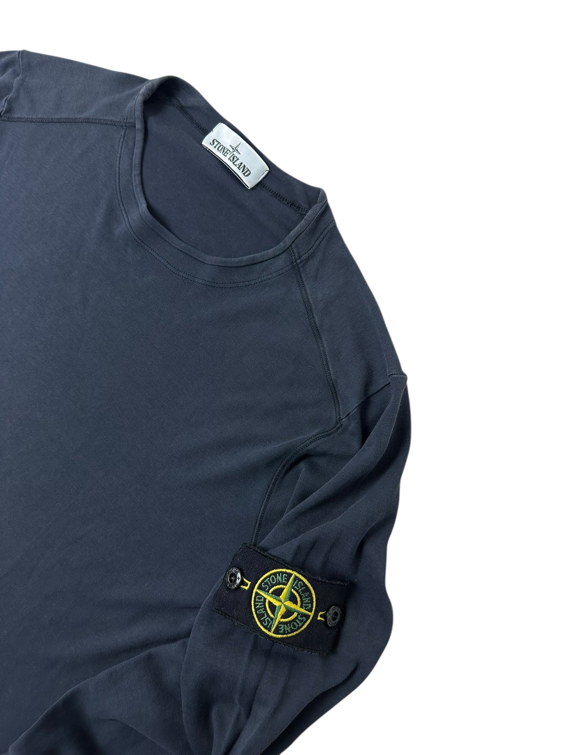 PULL LÉGER MANCHE LONGUE STONE ISLAND - MARINE - TAILLE M