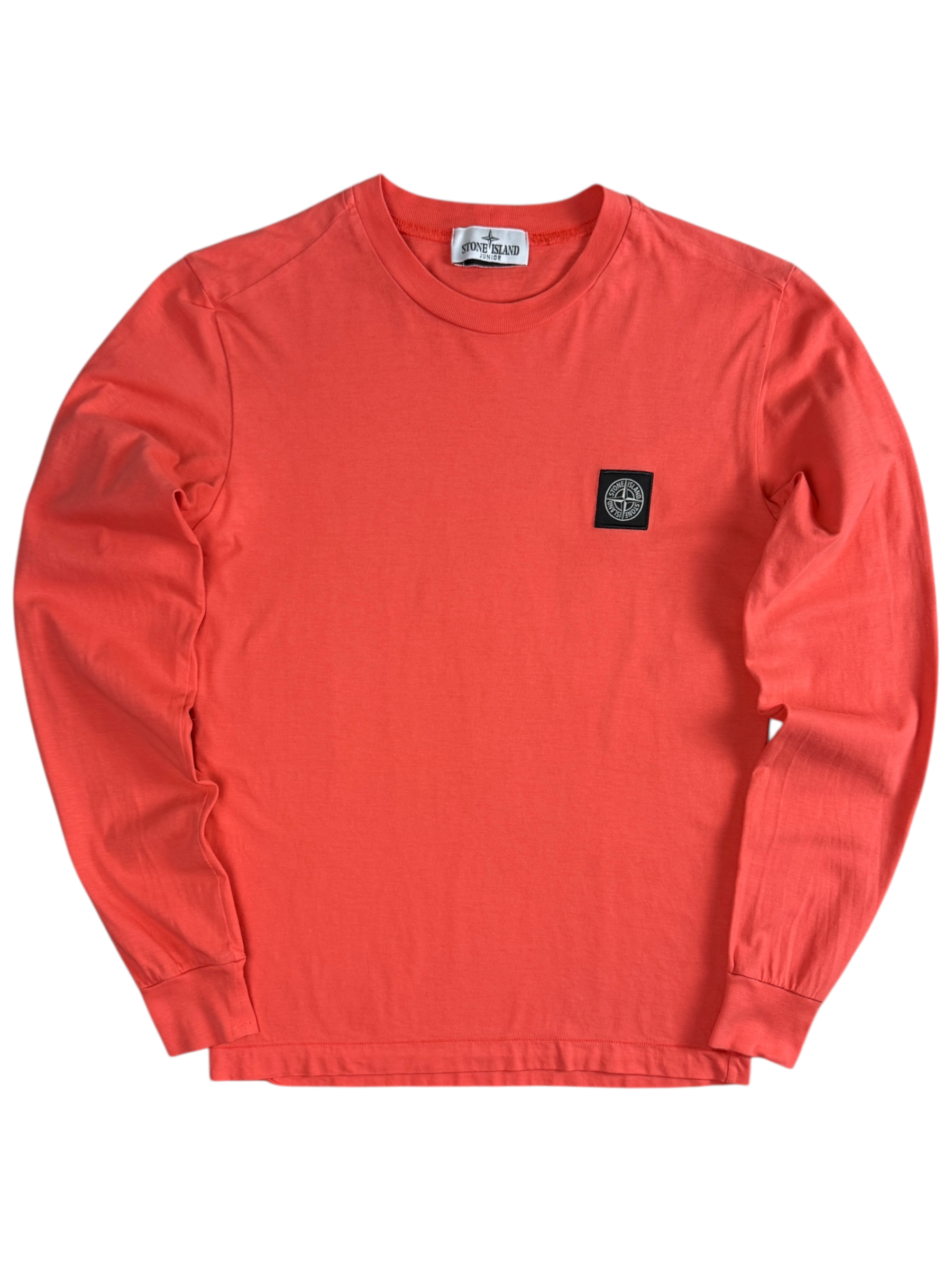 TEE-SHIRT MANCHES LONGUES STONE ISLAND - CORAIL - TAILLE 12 ANS