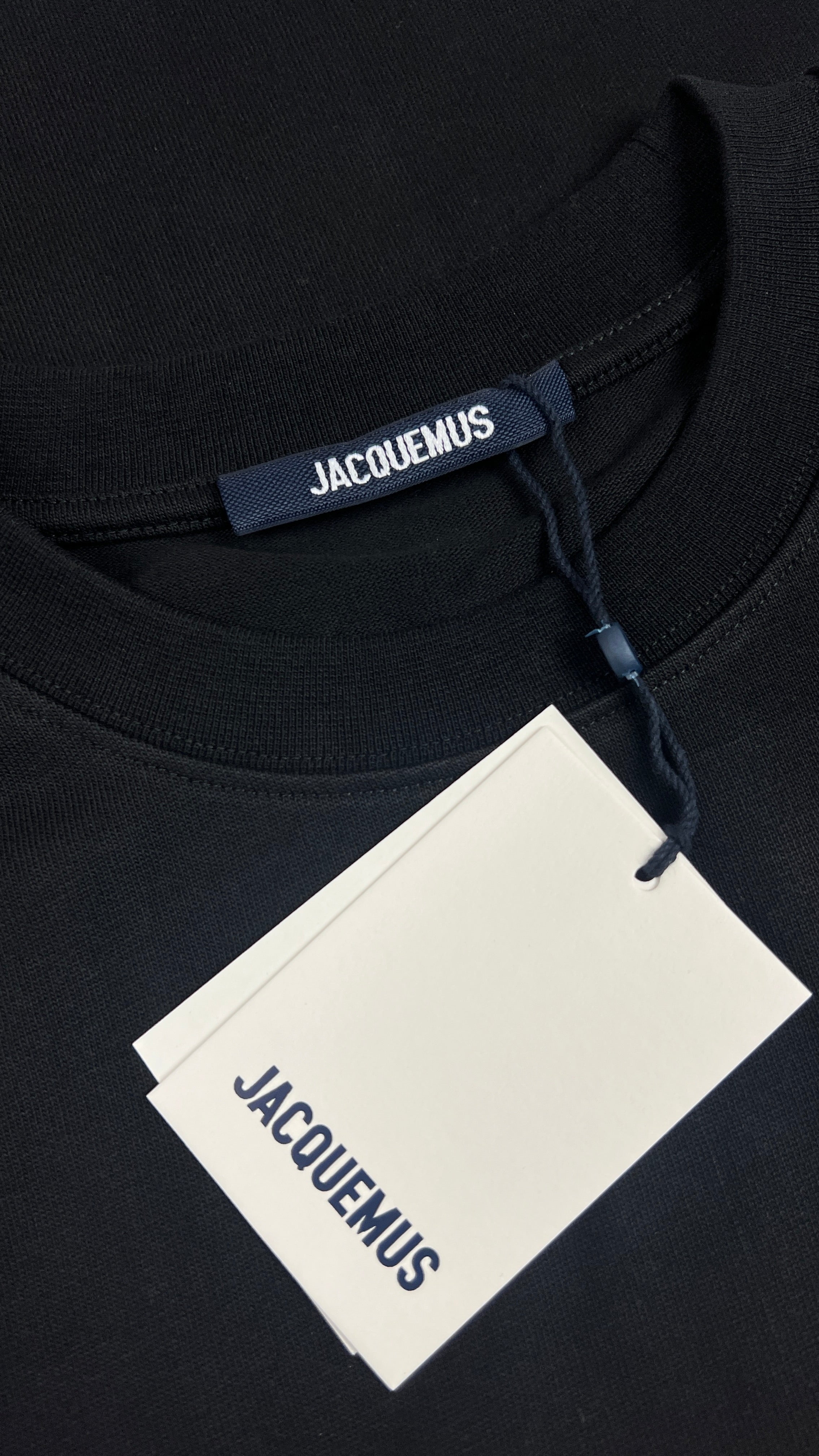 T-shirt Gros Grain Jacquemus - Noir - Neuf