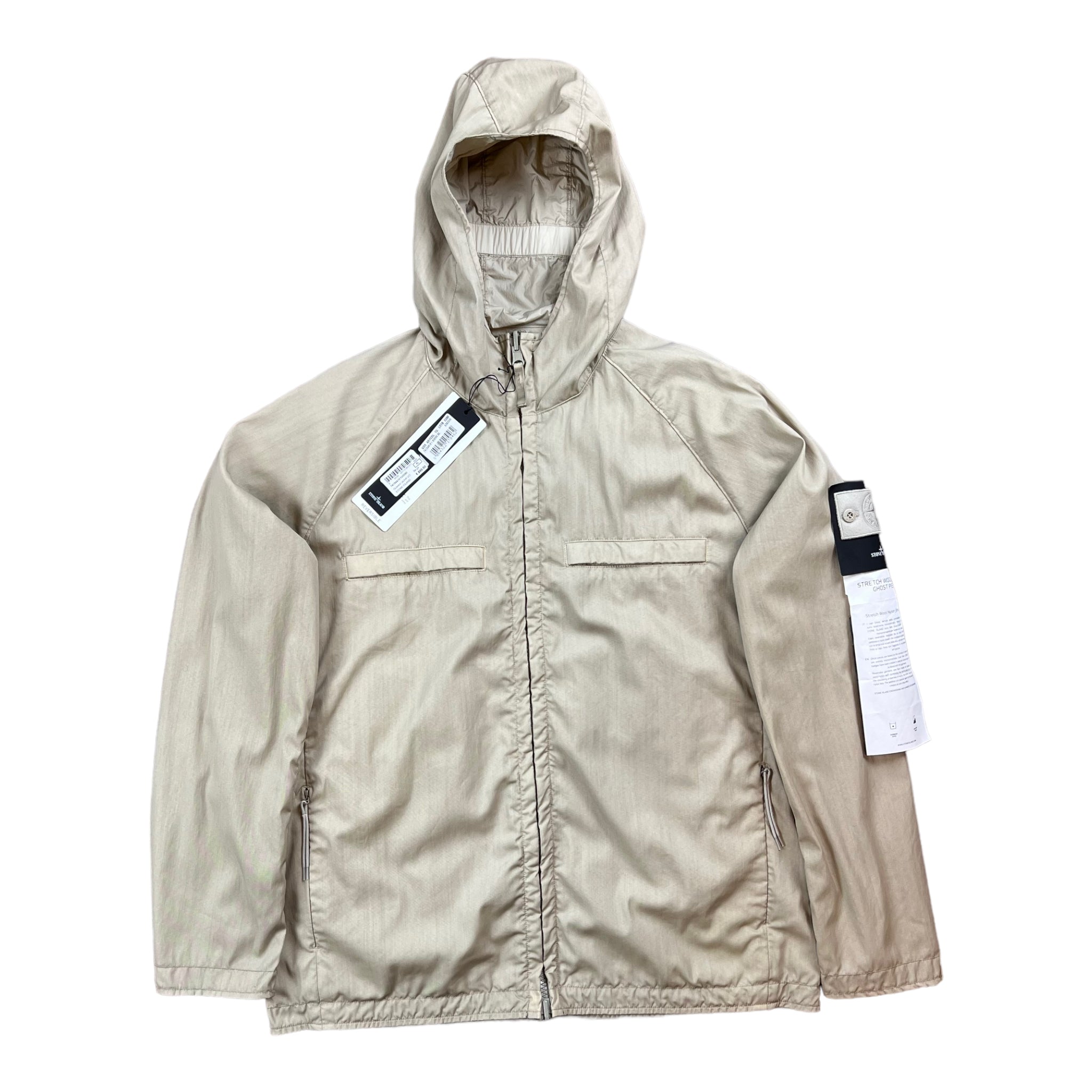VESTE RÉVERSIBLE STONE ISLAND STRETCH WOOL NYLON GHOST PIECE - NB08