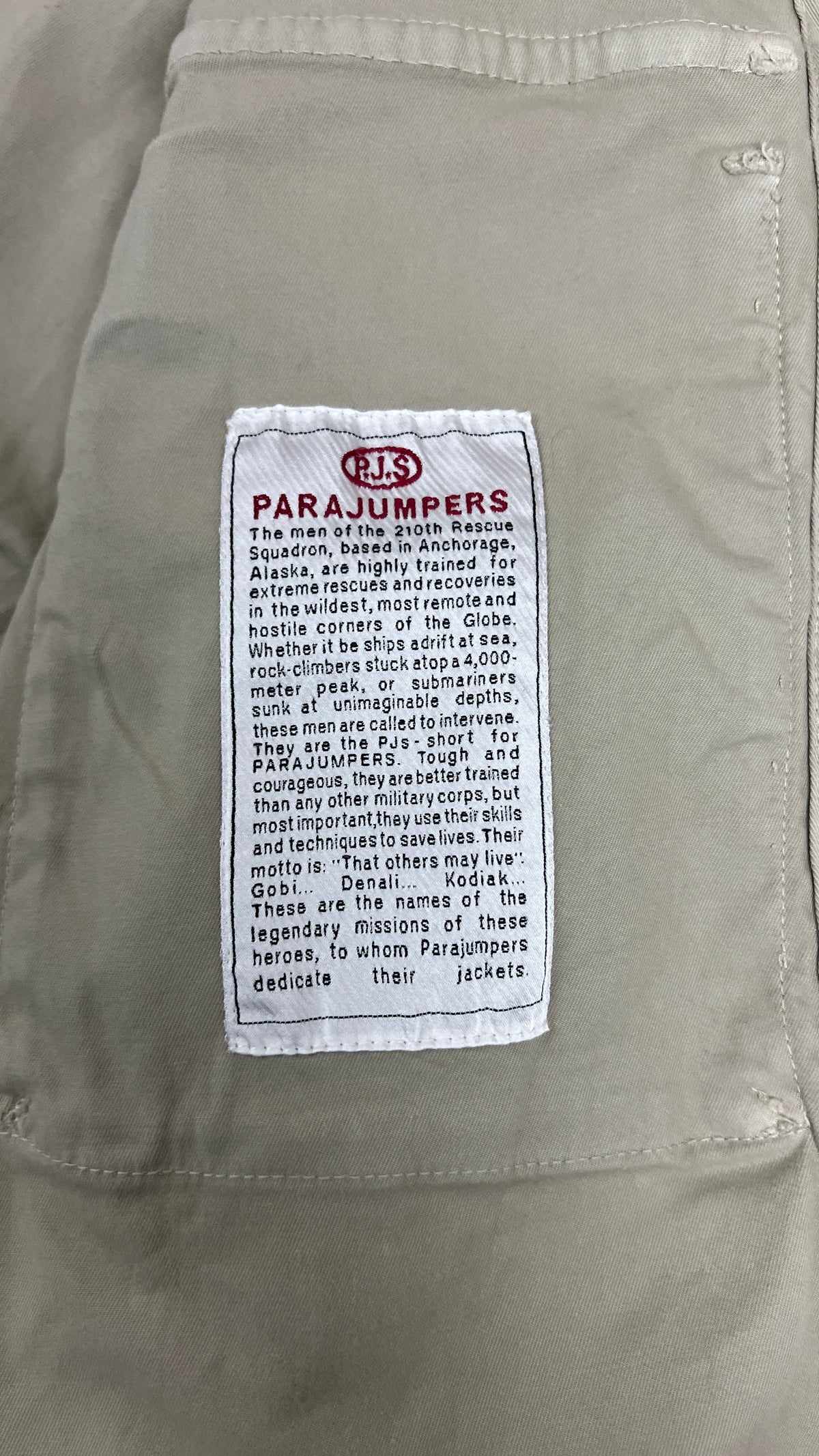 Surchemise Zippée Parajumpers à Poches Plaquées Beige Taille L – photo complémentaire 3 – NB08 Shop