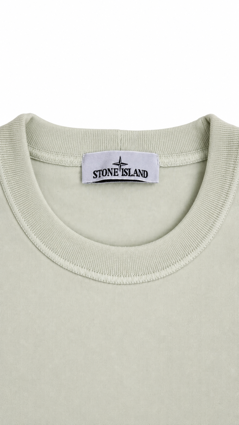 Pull Crewneck Stone Island vert pastel taille S - vue 2/4