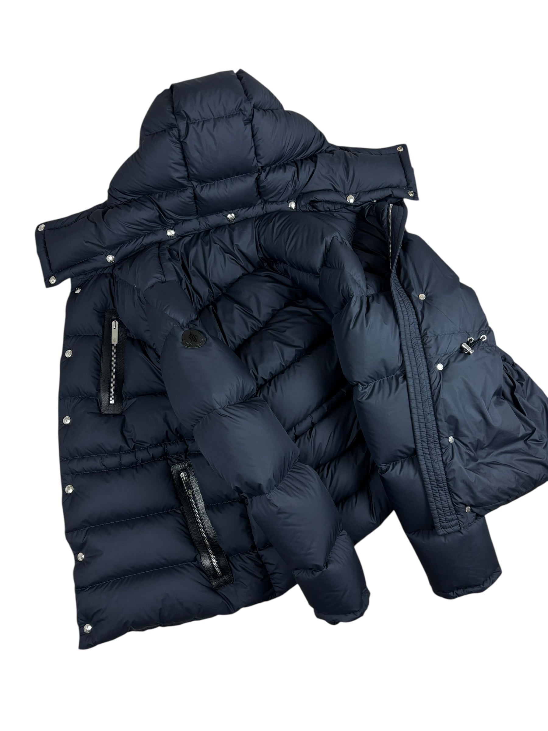 DOUDOUNE MONCLER BAUGES - MARINE - TAILLE 2