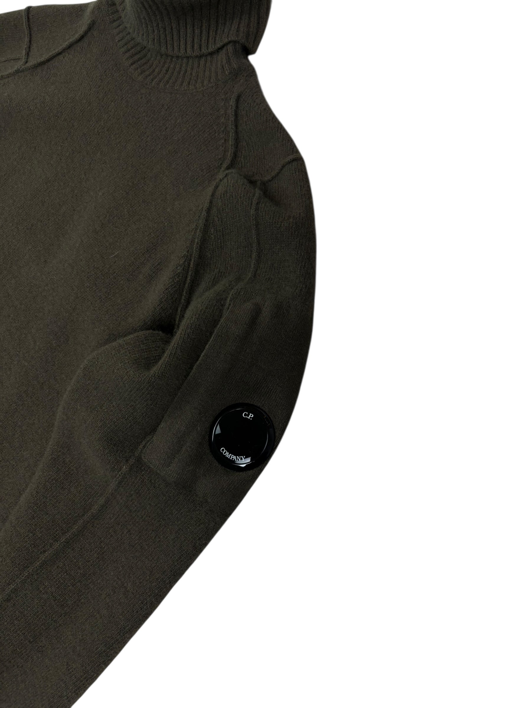 PULL COL ROULÉ C.P COMPANY - KAKI - TAILLE 46