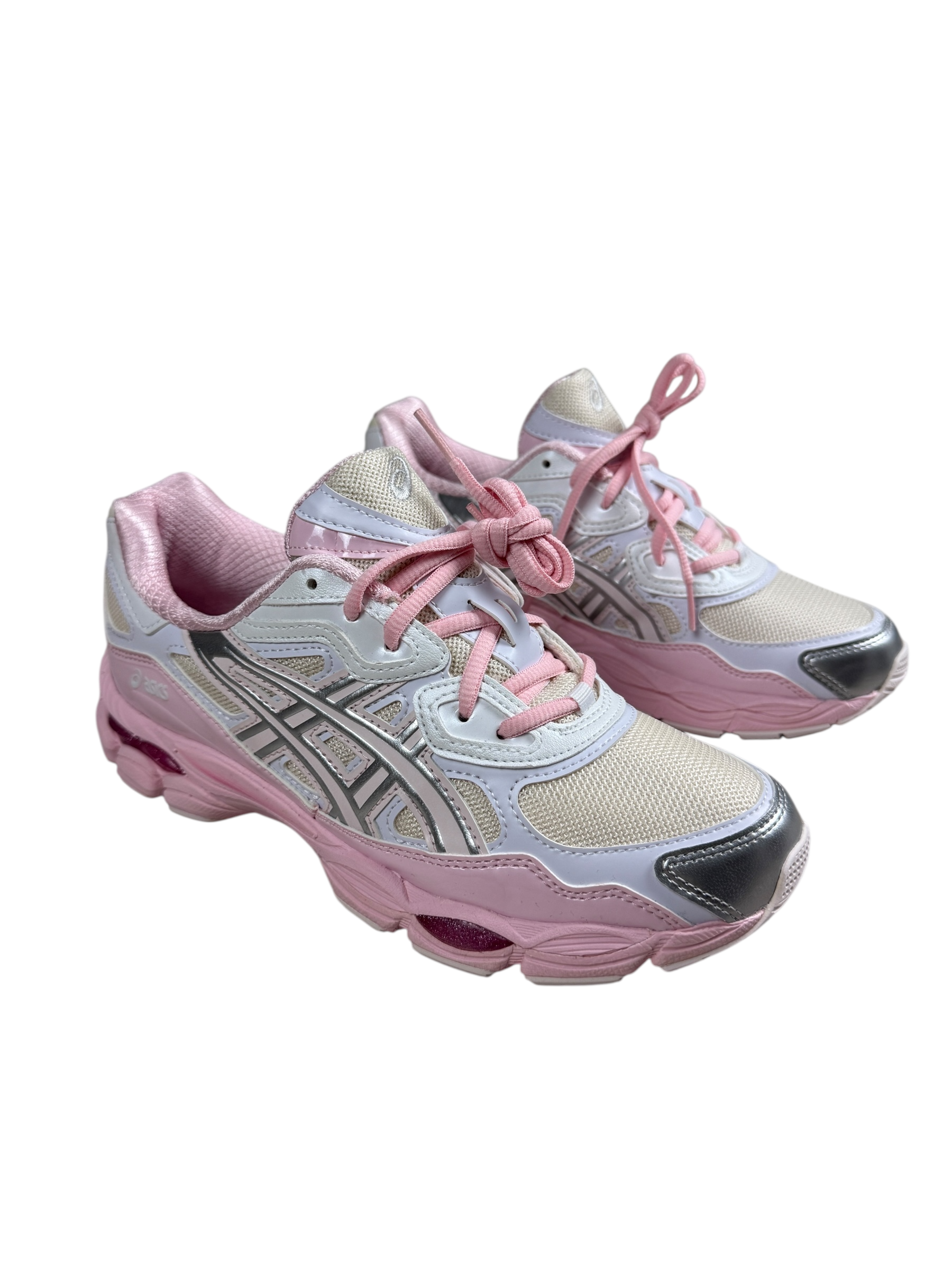 SNEAKERS KICKI YANG ZHANG X ASICS GEL-NYC "PINK CREAM PURE SILVER" - TAILLE 40.5 - NEUF