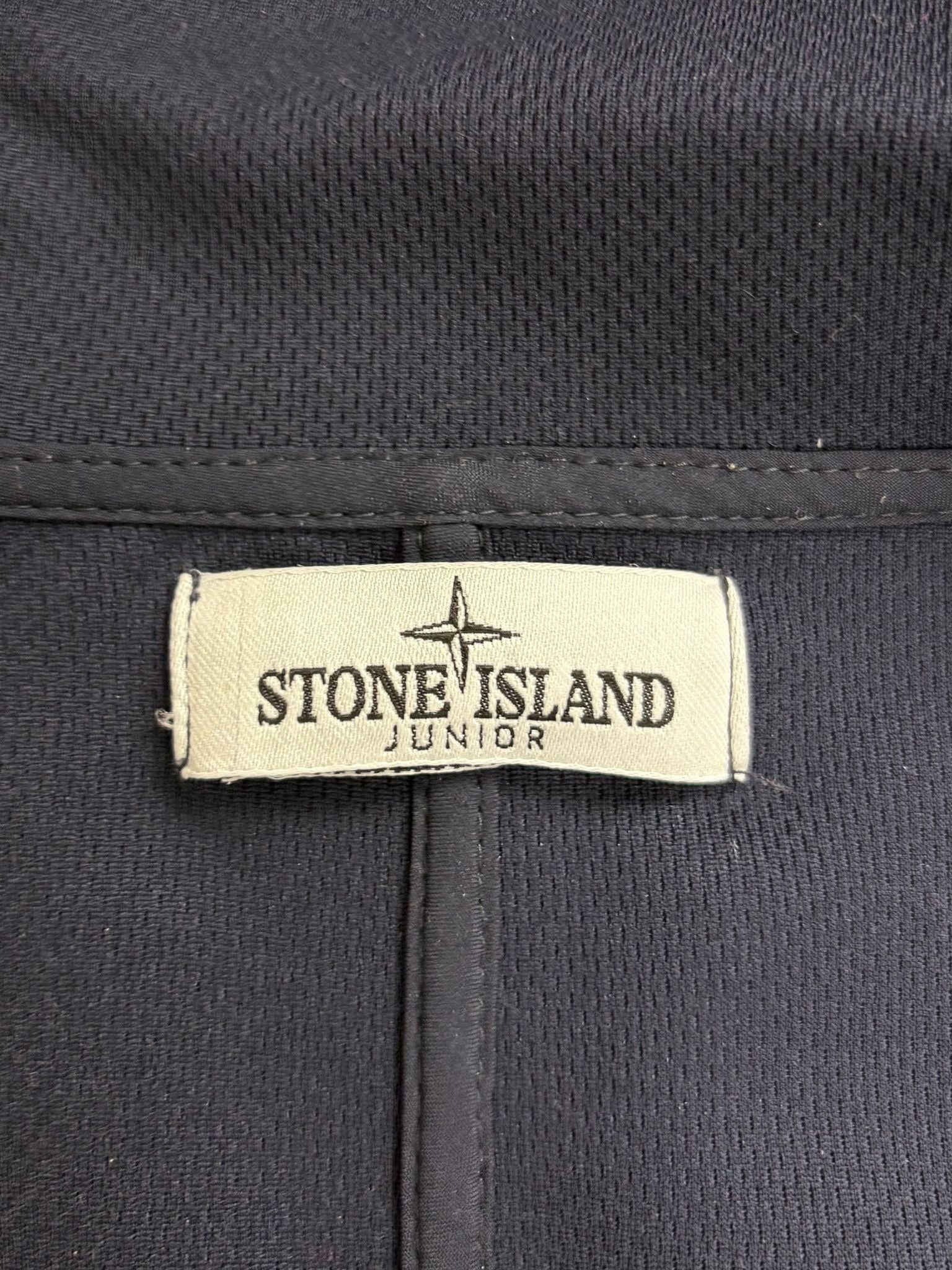 VESTE STONE ISLAND SOFT SHELL JUNIOR - MARINE - TAILLE 12 ANS