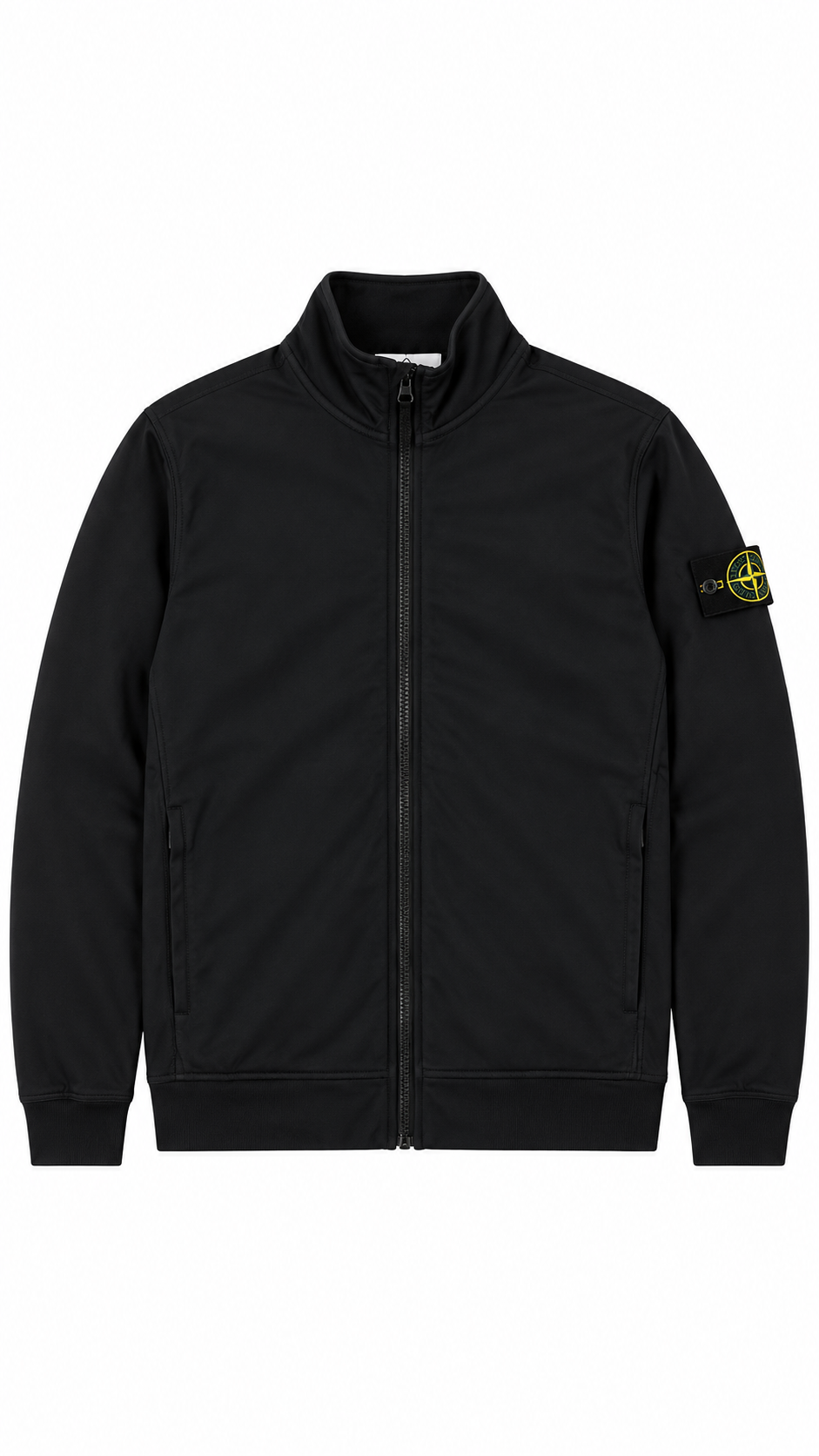 Sweat-shirt Zippé Stone Island Col Montant Marine Taille XL – vue de face – NB08 Shop