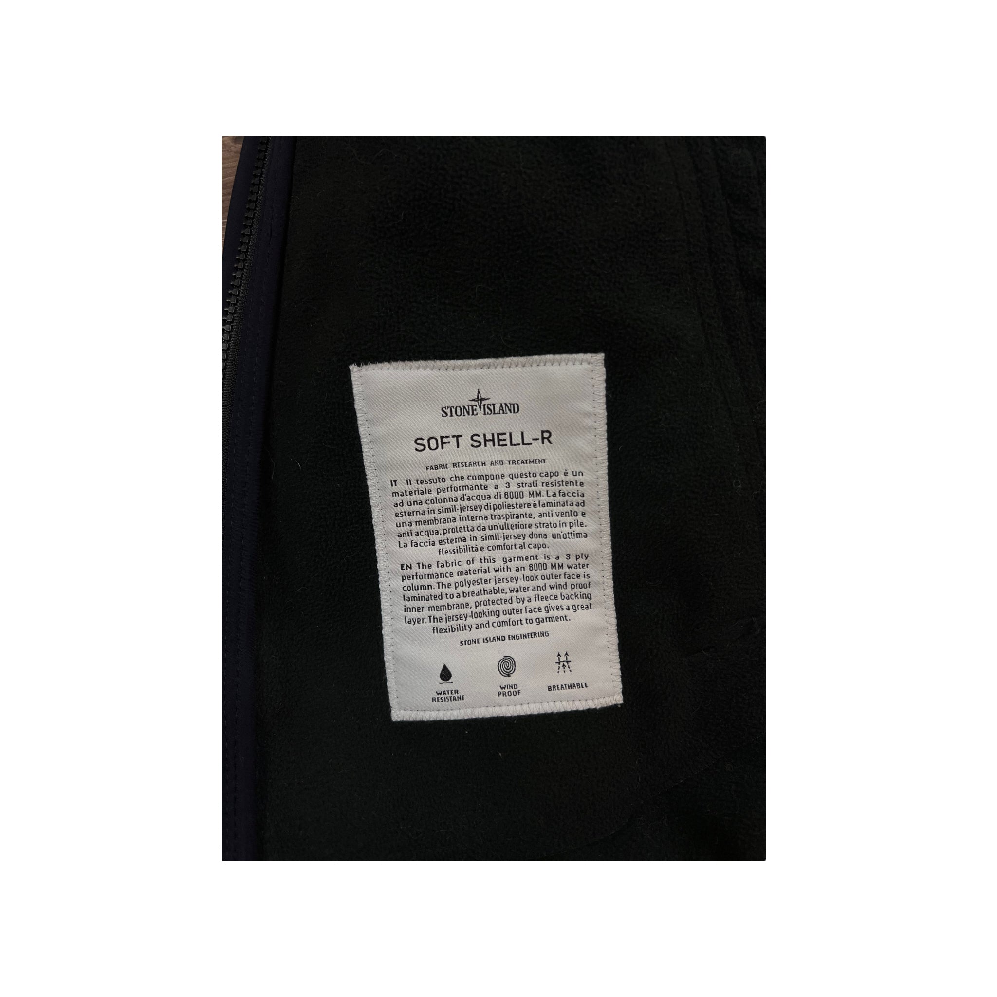 VESTE STONE ISLAND SOFT SHELL-R - NB08