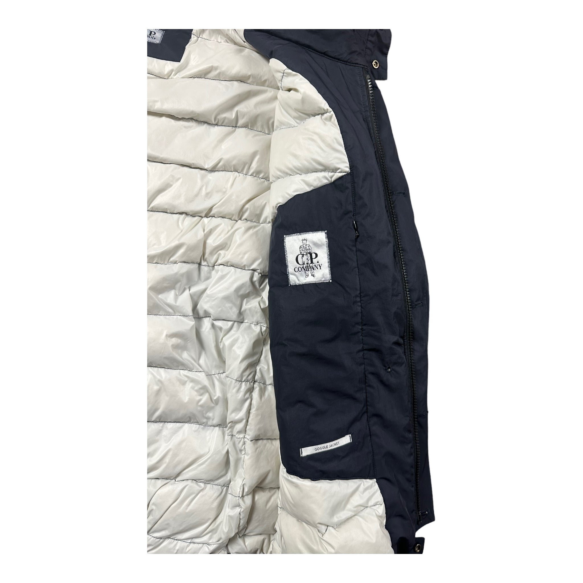 VESTE À CAPUCHE C.P COMPANY DOWN JACKET GOGGLE JACKET - NB08