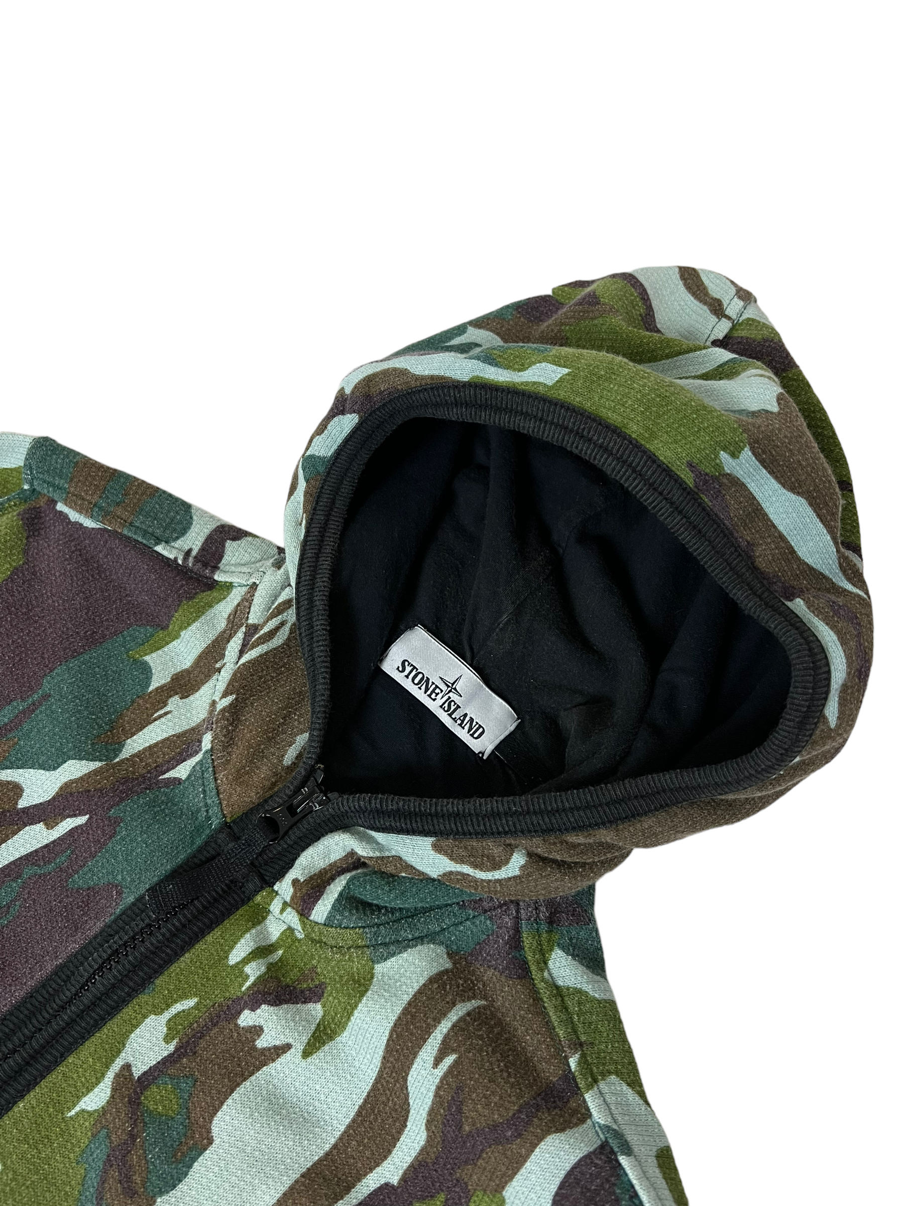GILET STONE ISLAND - KAKI CAMOUFLAGE - TAILLE S