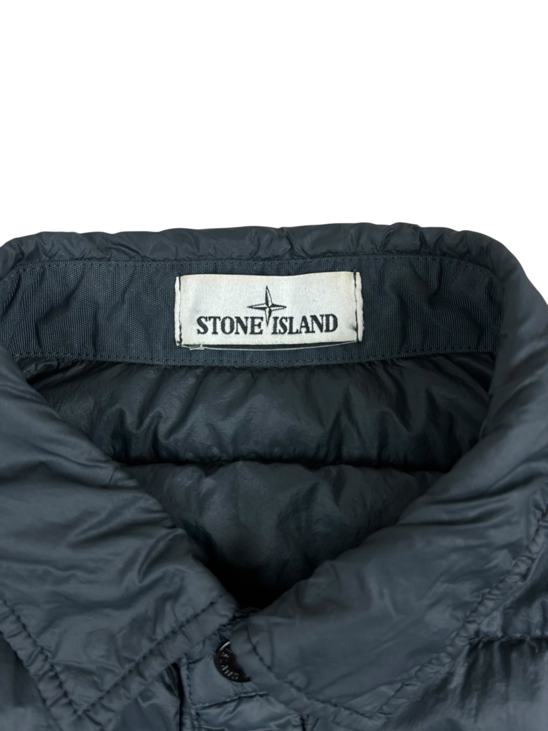 DOUDOUNE STONE ISLAND GARMENT DYED - MARINE - TAILLE L