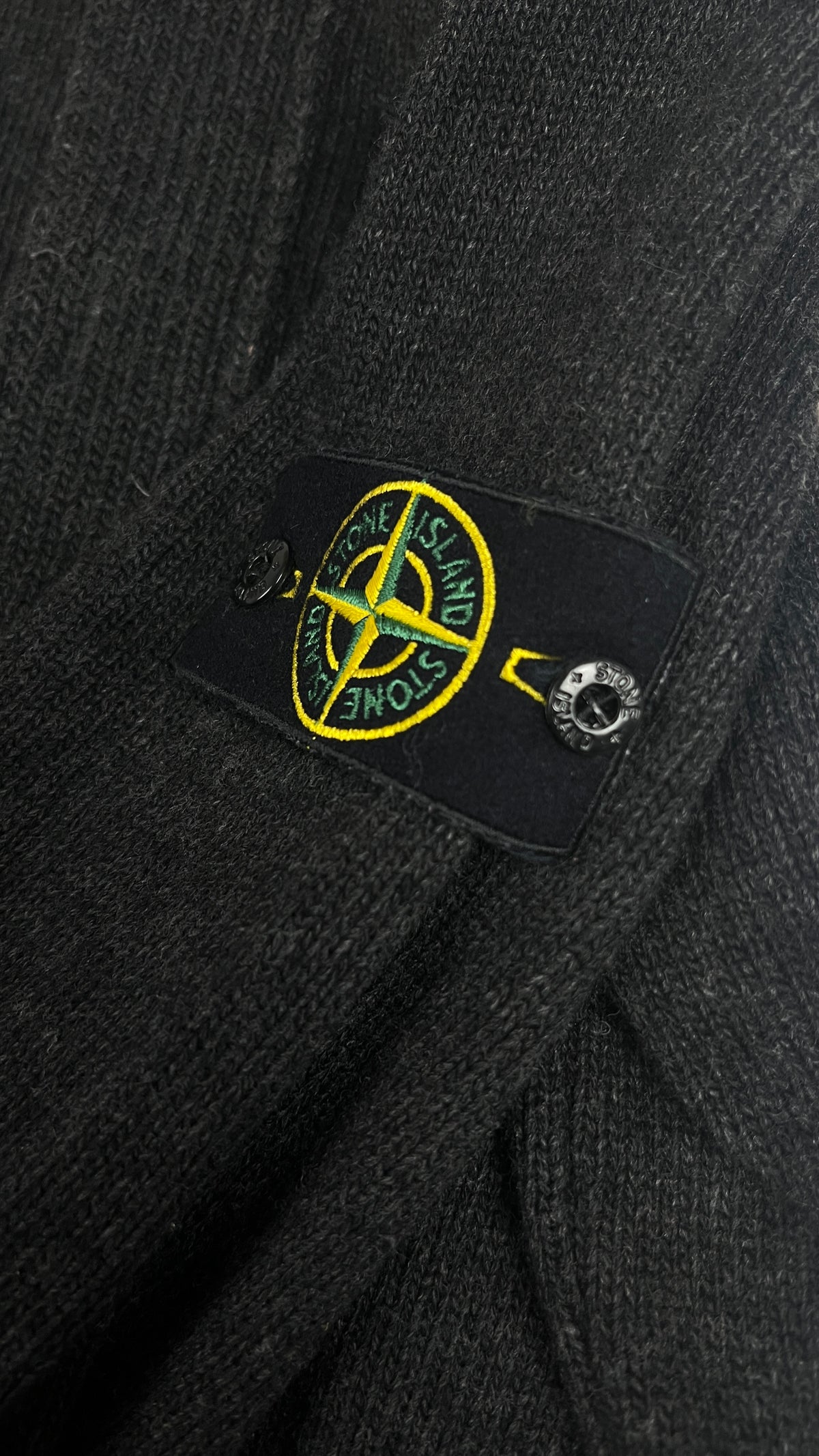 Cardigan Stone Island, Gris, Taille M — photographie complémentaire 3