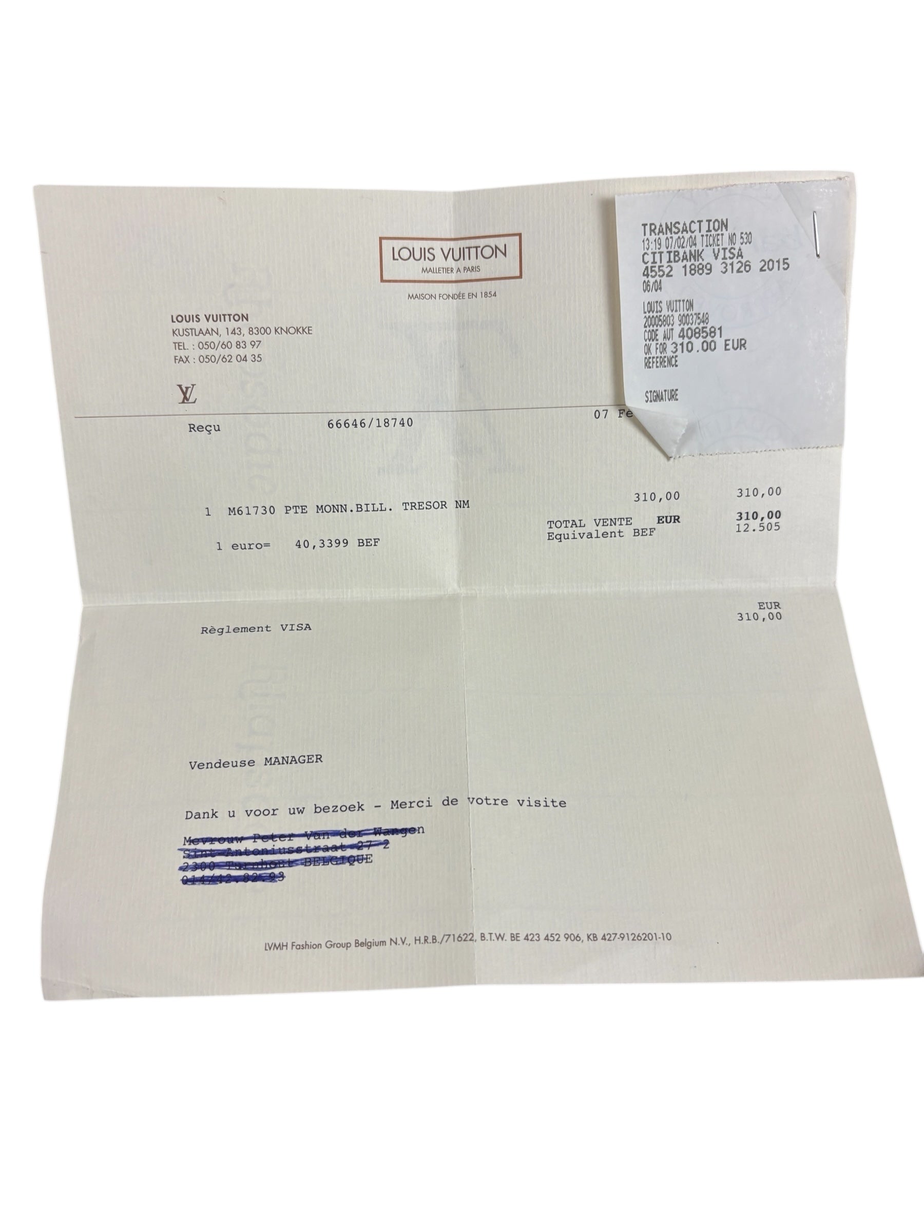 PORTE MONNAIE LOUIS VUITTON TOILE MONOGRAM - MARRON - TAILLE MM