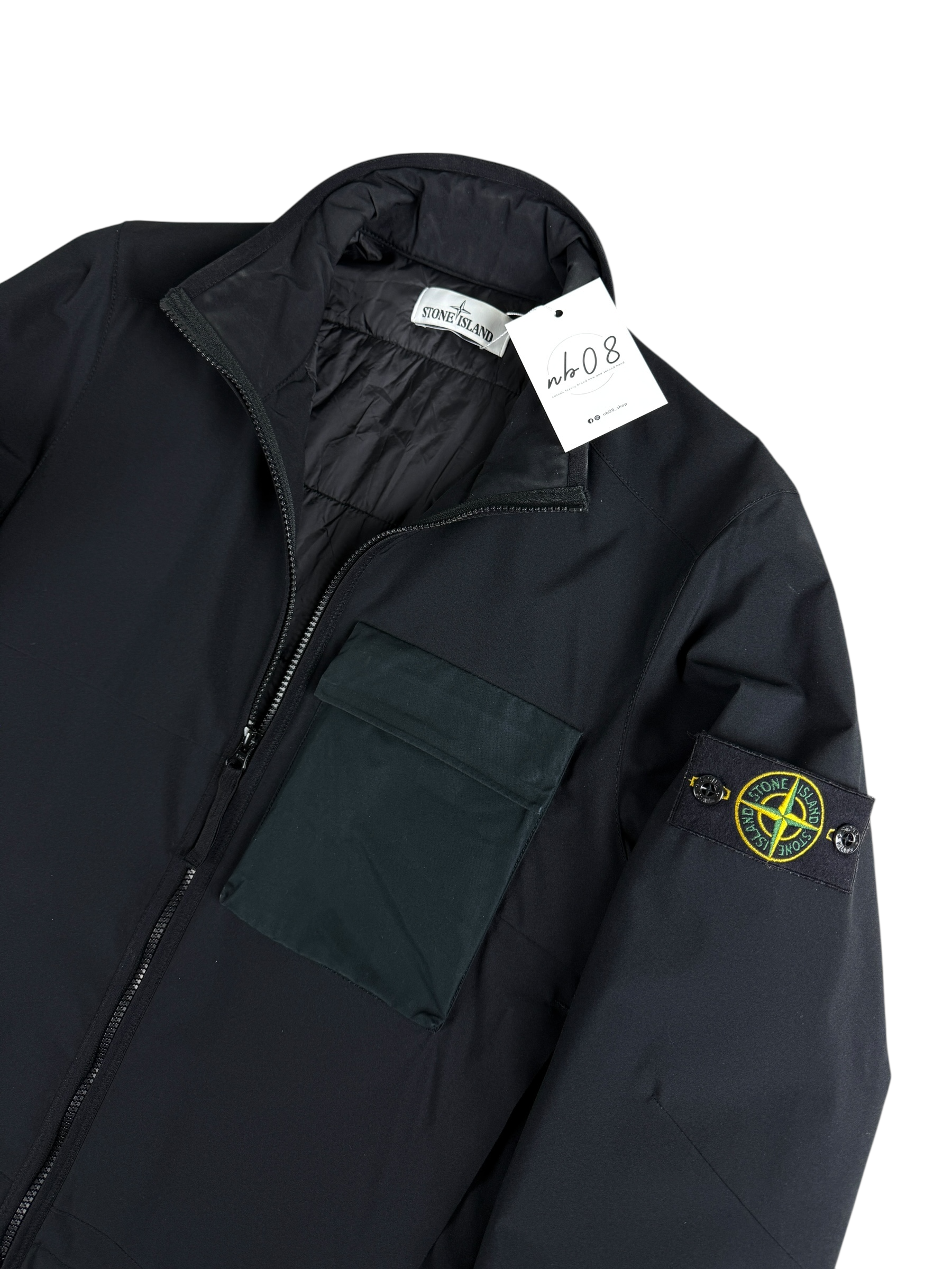 VESTE STONE ISLAND SOFT SHELL - NOIR - TAILLE S