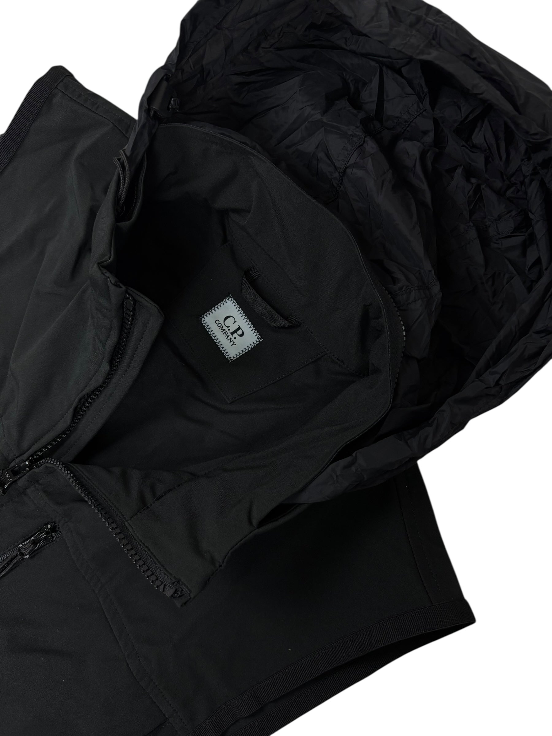 GILET C.P COMPANY SHELL-R - NOIR - TAILLE 50