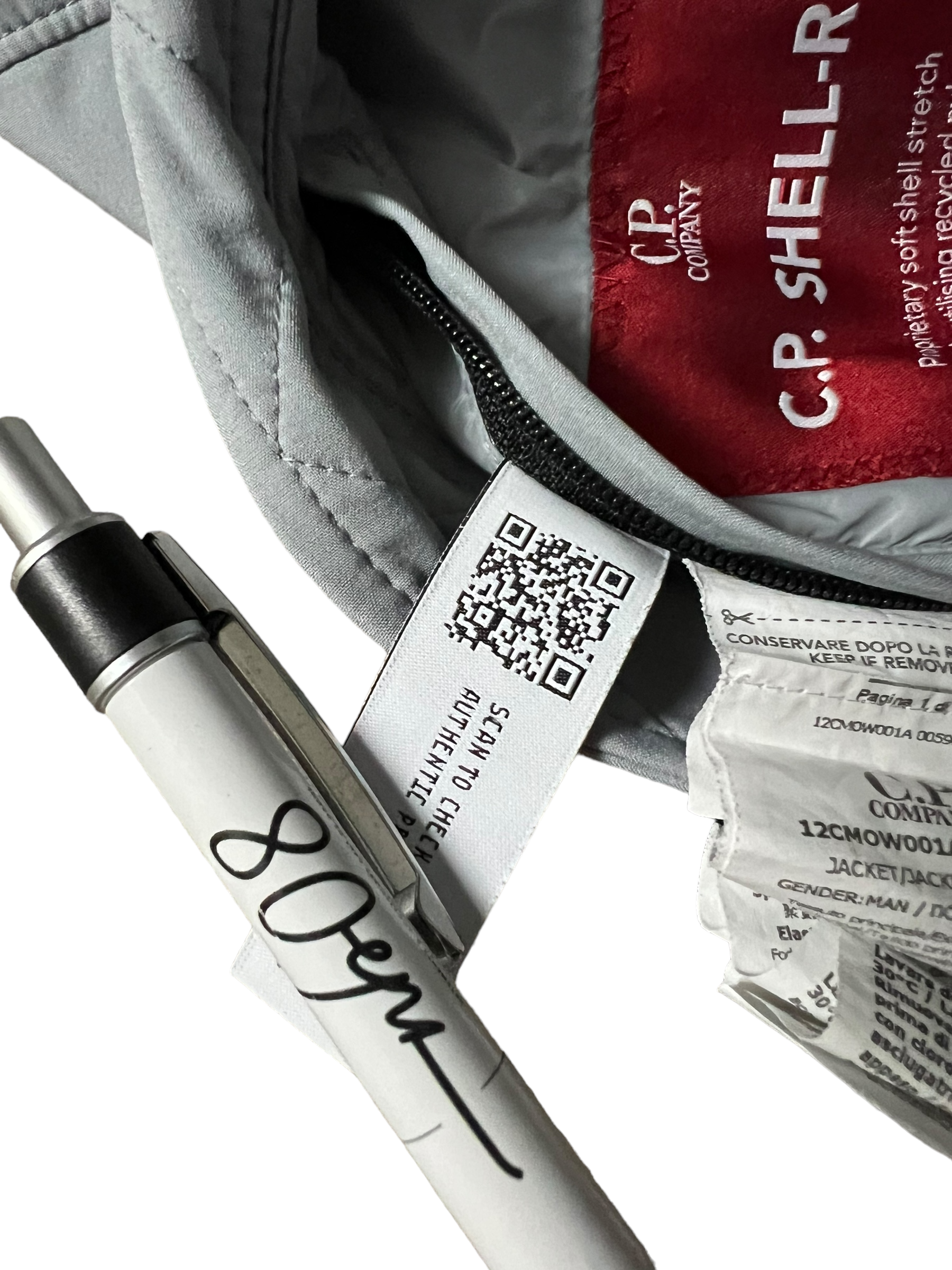 VESTE À CAPUCHE C.P COMPANY SHELL-R GOGGLE JACKET - NB08