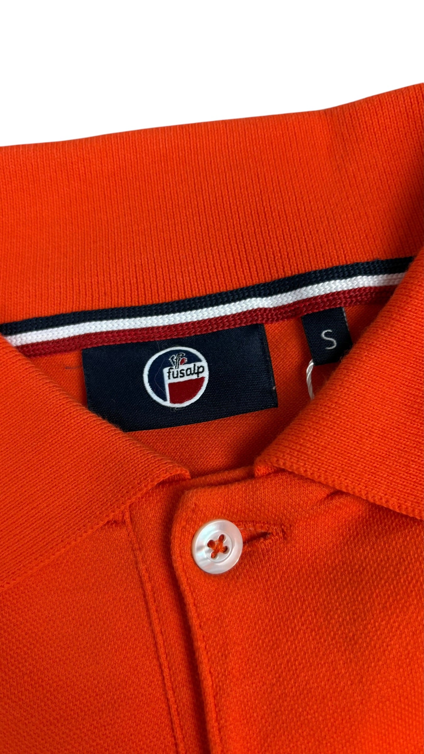 Polo Fusalp - Orange - Taille S - Neuf