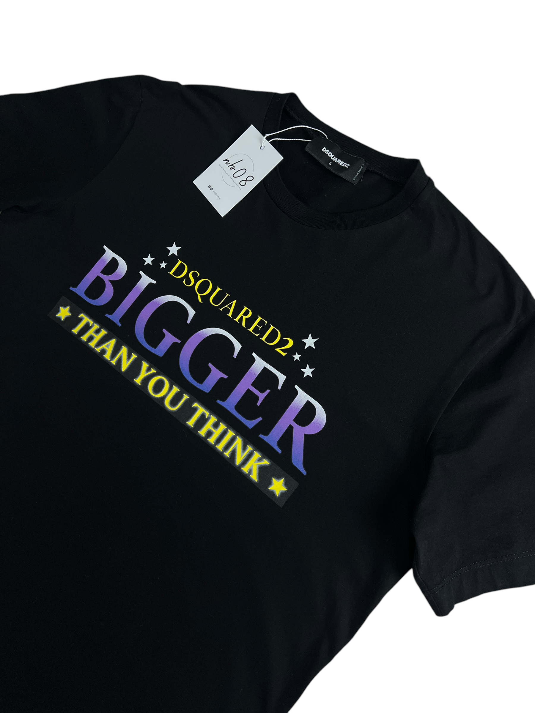 TEE-SHIRT DSQUARED2 NOIR - TAILLE L