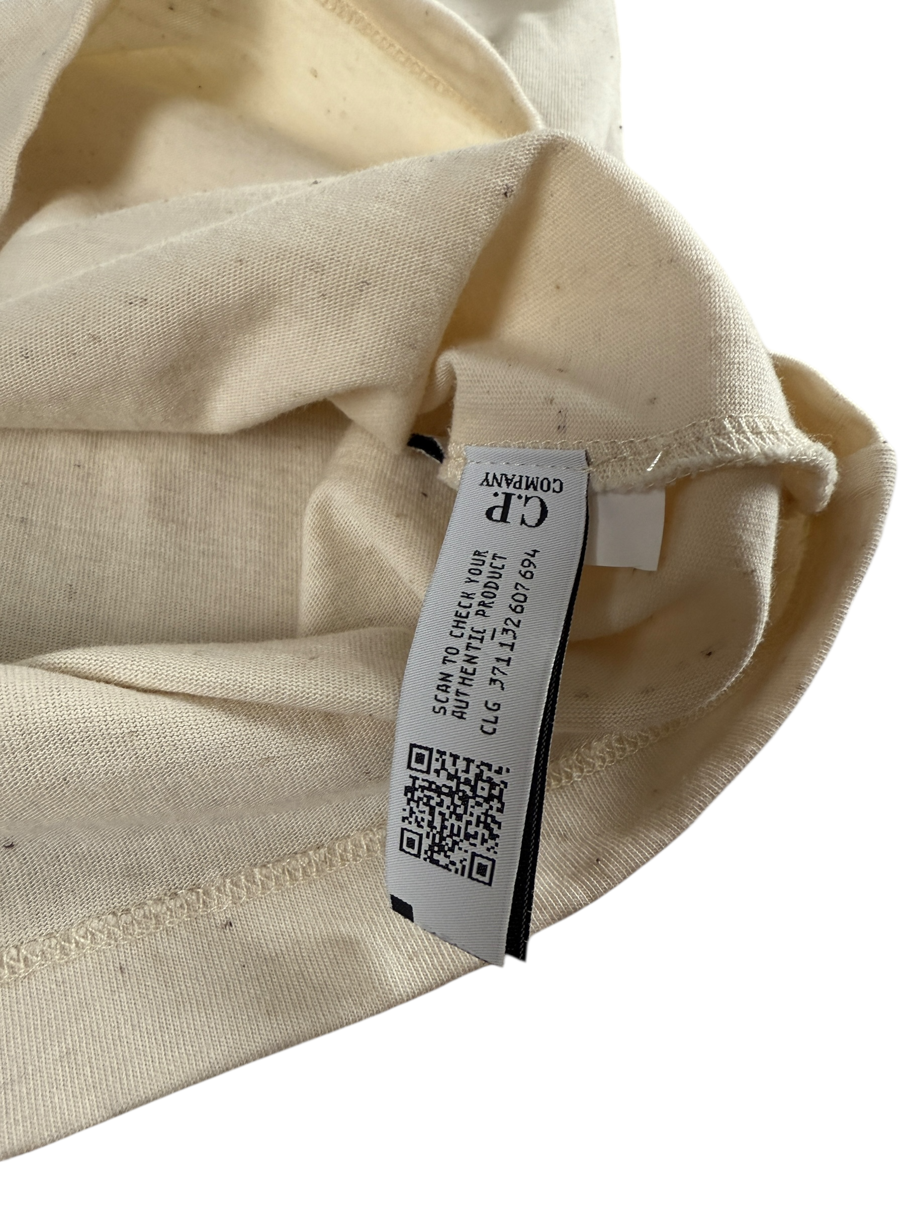 TEE-SHIRT C.P COMPANY - CRÈME - TAILLE XS