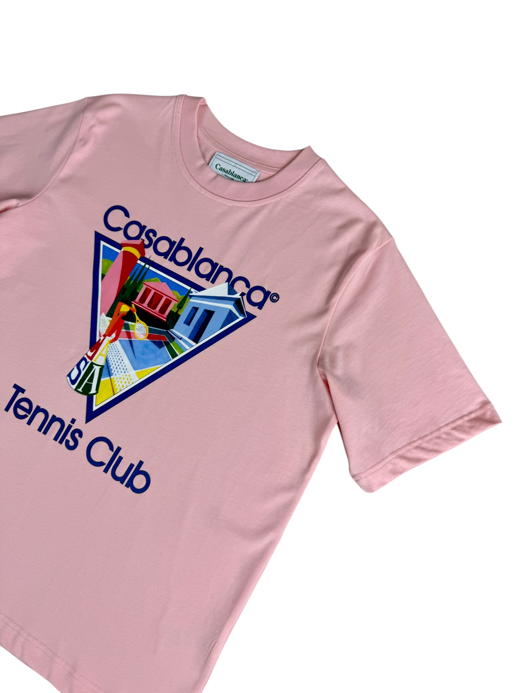 TEE-SHIRT CASABLANCA - ROSE - NEUF