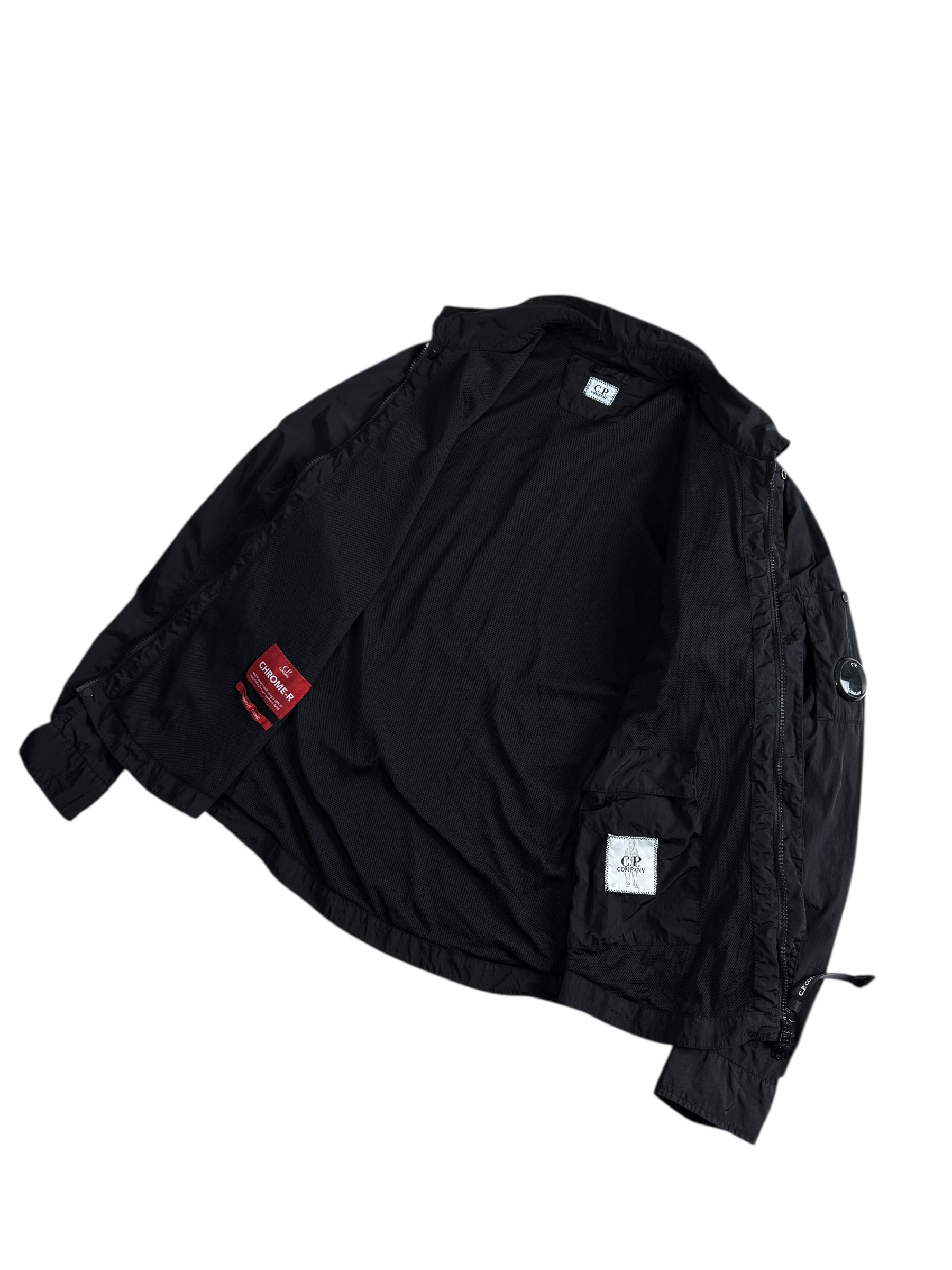 VESTE C.P COMPANY CHROME-R GARMENT DYEING - NOIR - TAILLE S