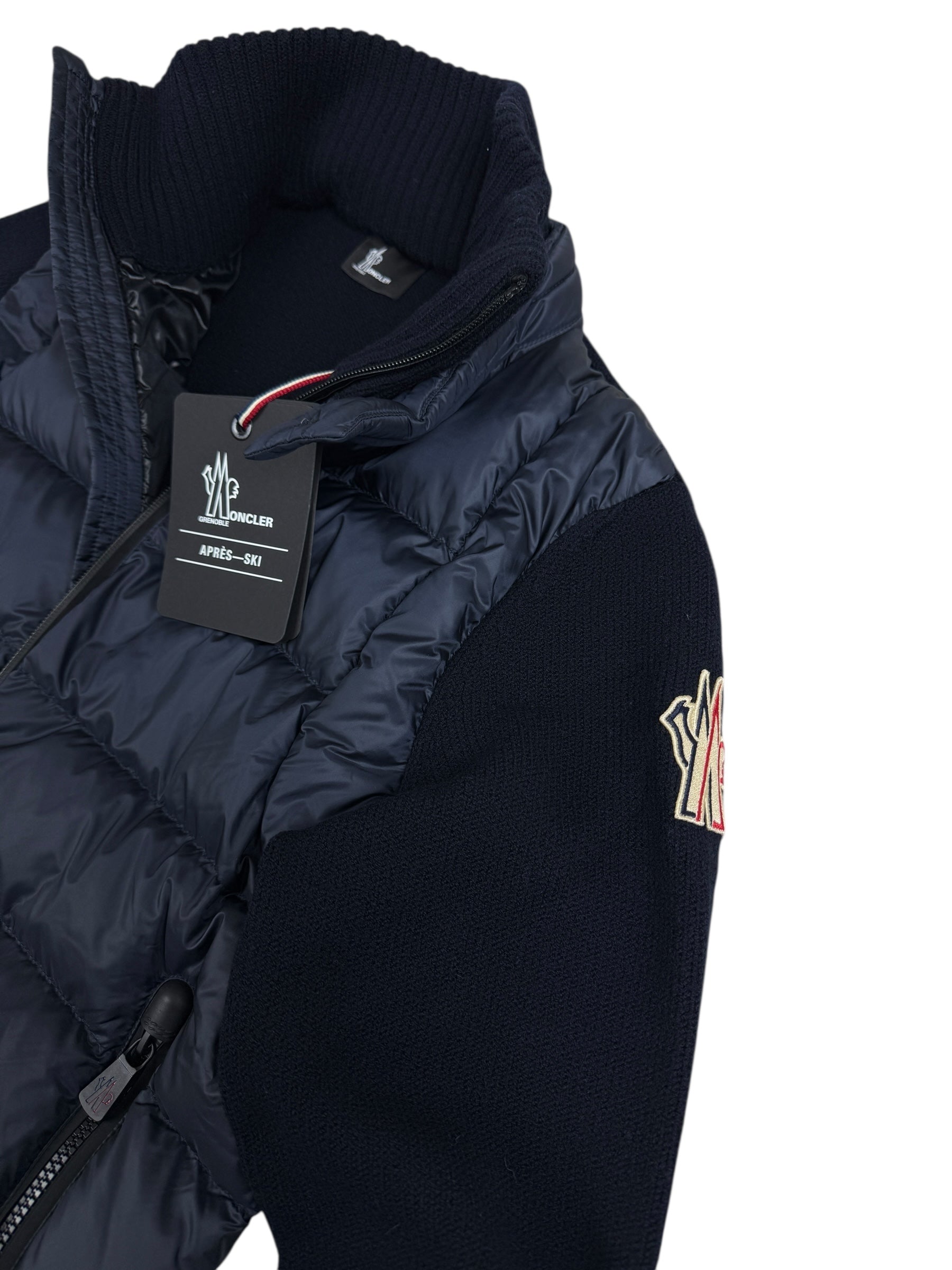 CARDIGAN MONCLER GRENOBLE - MARINE - TAILLE L - NEUF