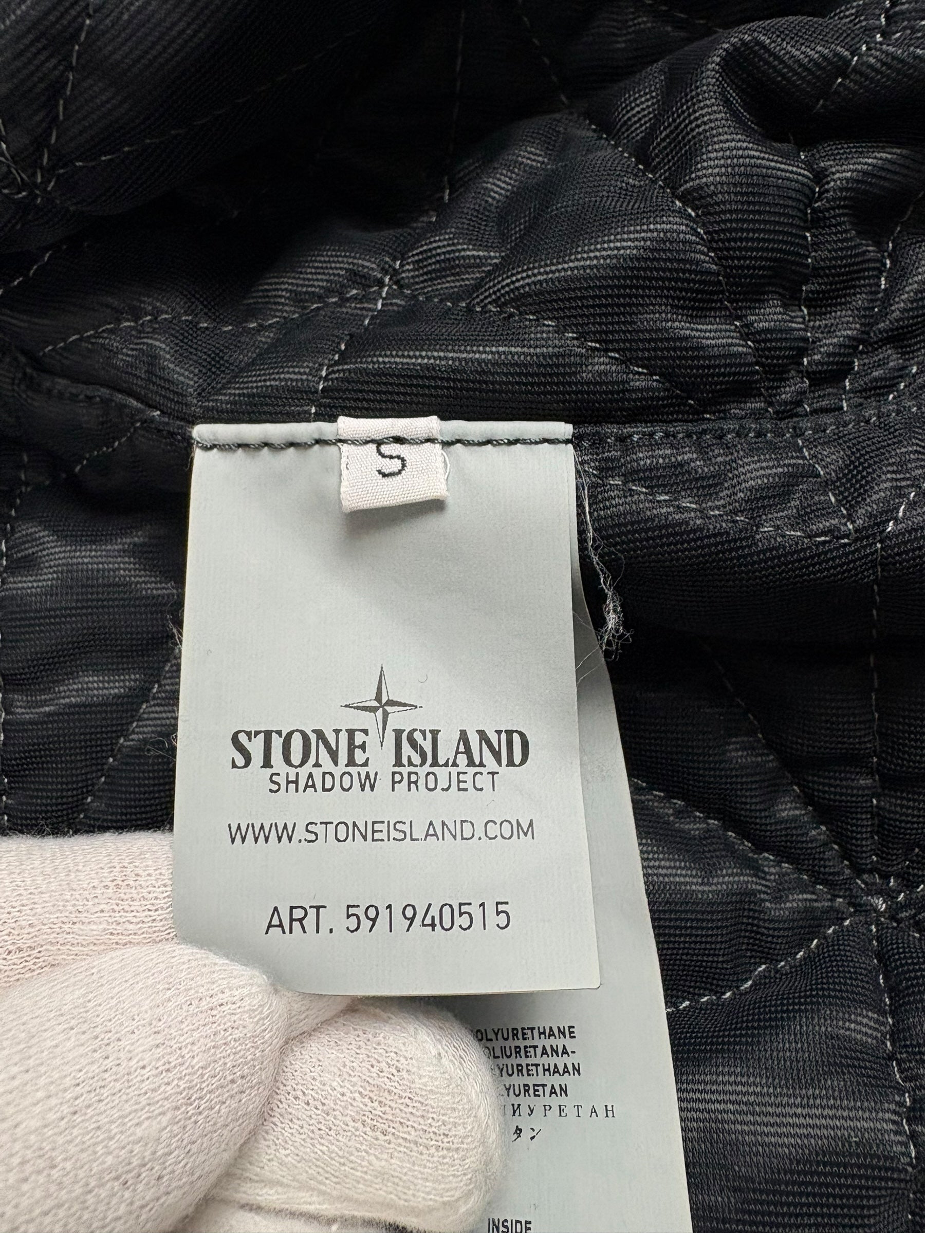 VESTE STONE ISLAND SHADOW PROJETC SOLO-R - MARINE - TAILLE S