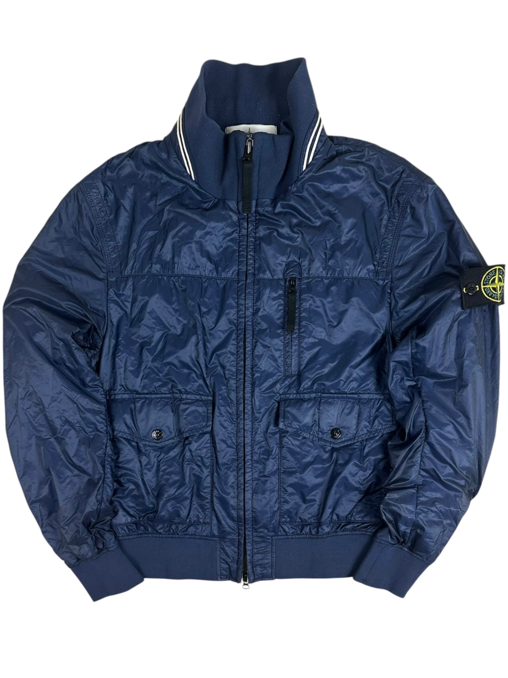 VESTE STONE ISLAND MICRO RIP STOP 7 DEN / TYVEK SHIELD - MARINE - TAILLE S