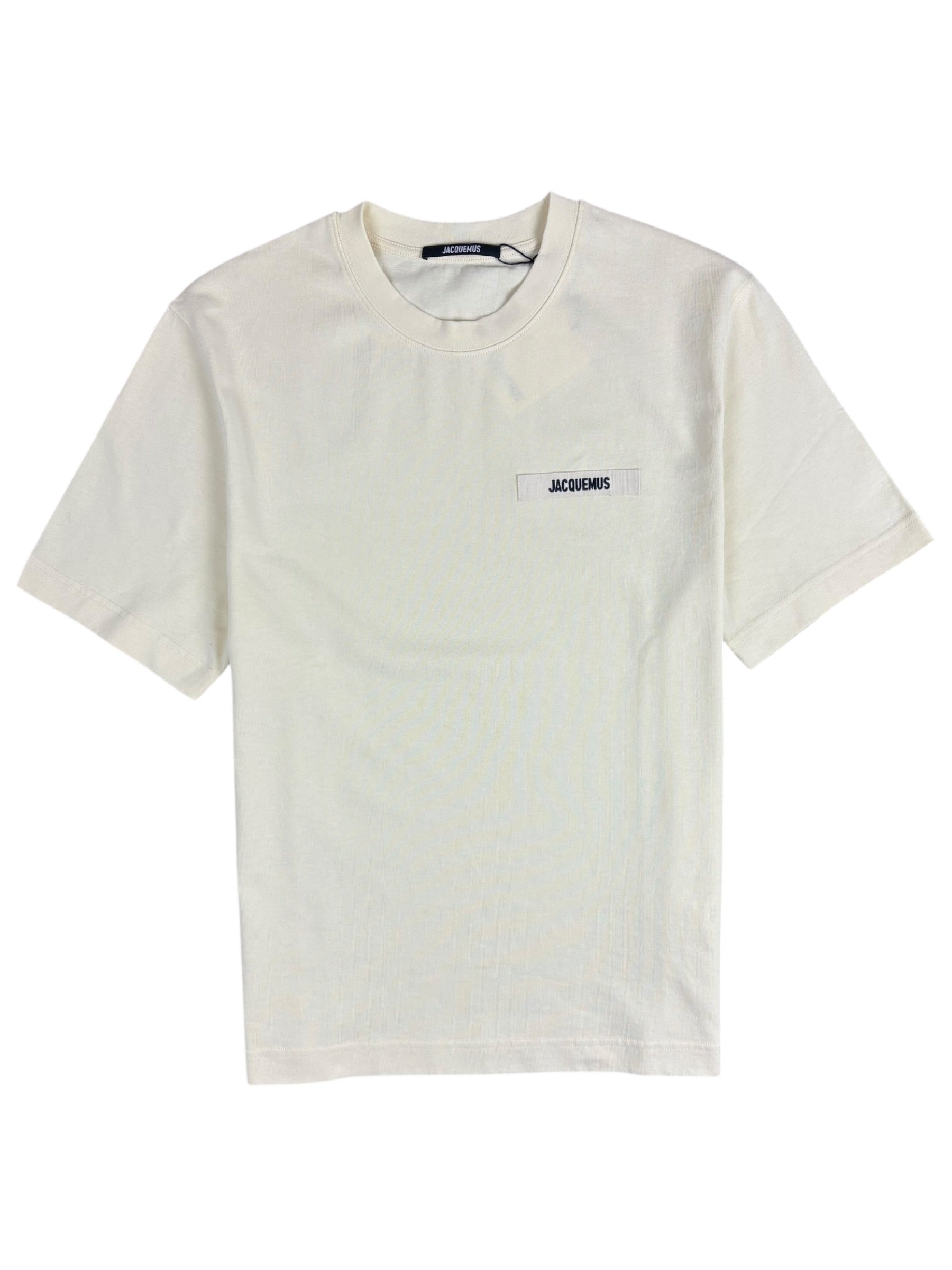 TEE-SHIRT JACQUEMUS GROS GRAIN - BEIGE - NEUF - COLLECTION 2026
