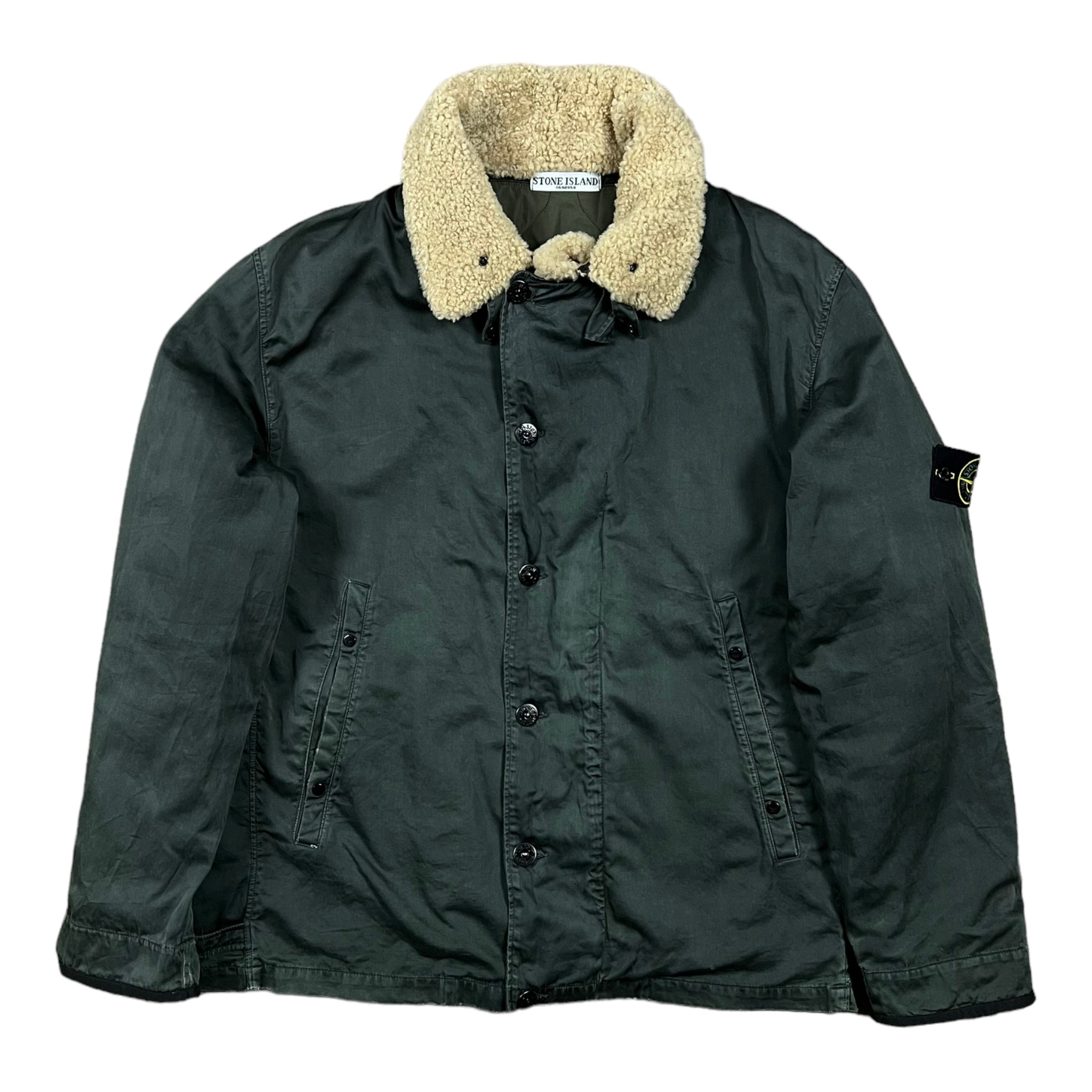 VESTE À COL EN FOURURE STONE ISLAND - NB08