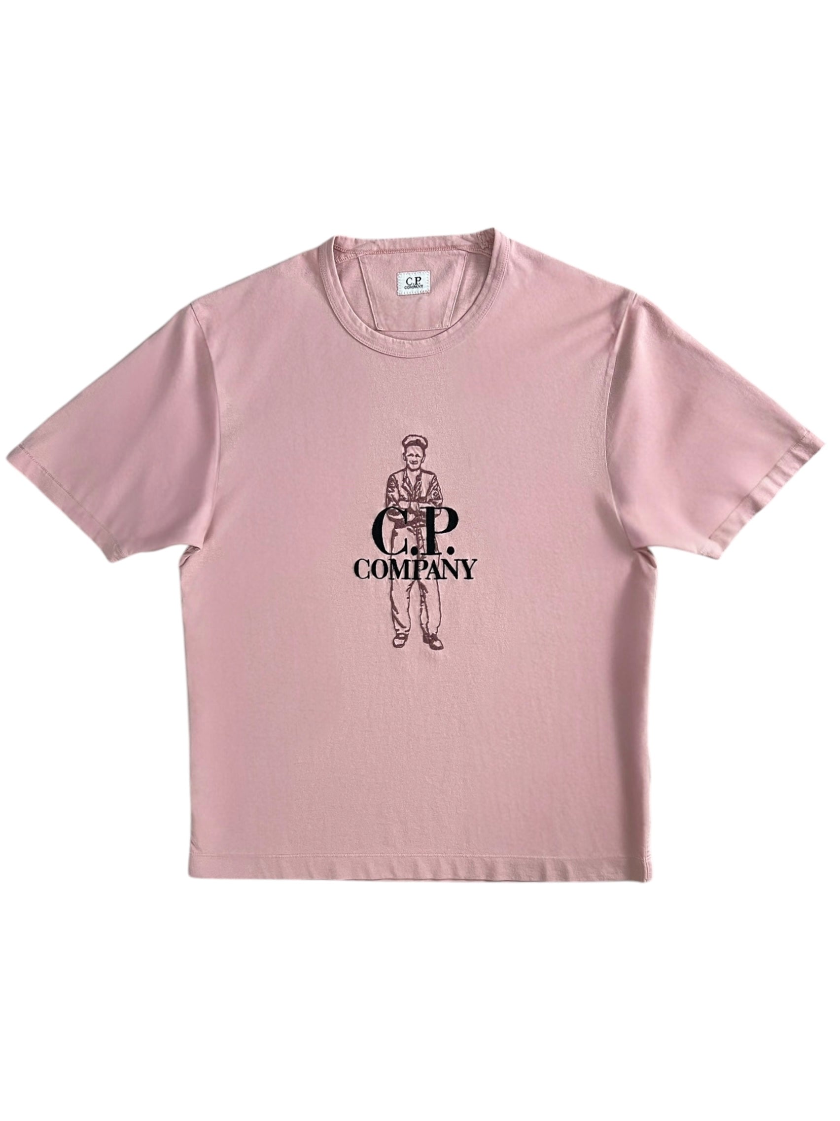 TEE-SHIRT C.P COMPANY ROSE - NEUF