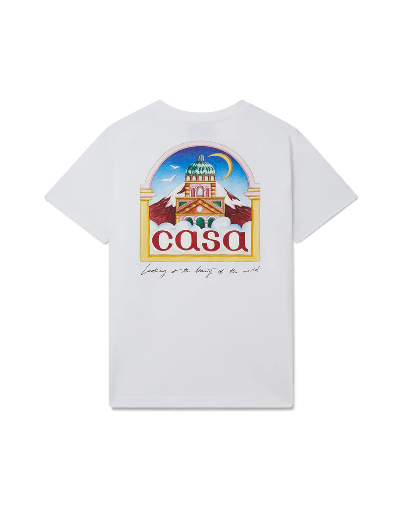 TEE-SHIRT CASABLANCA BLANC - TAILLE - NEUF