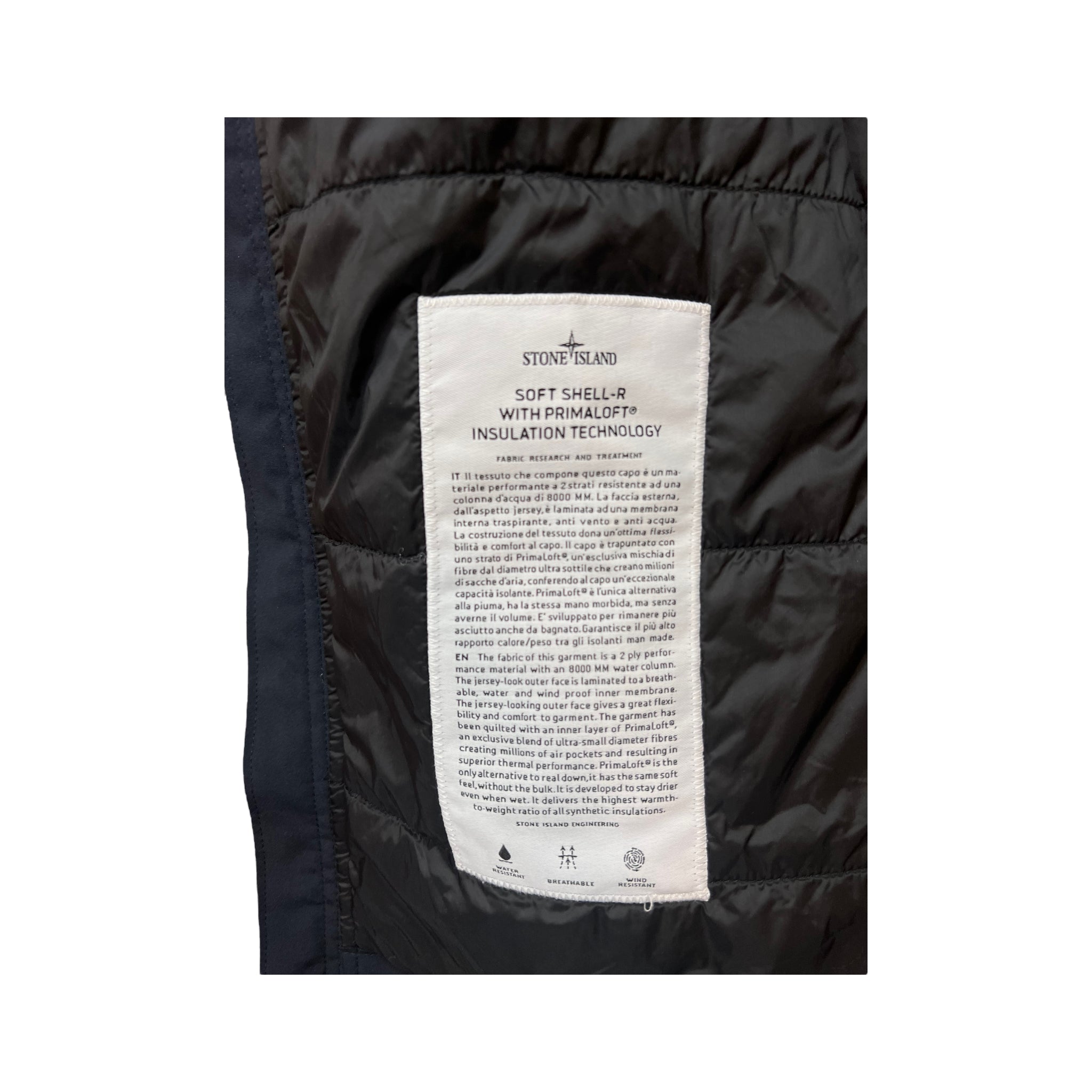 VESTE STONE ISLAND SOFT SHELL-R - NB08