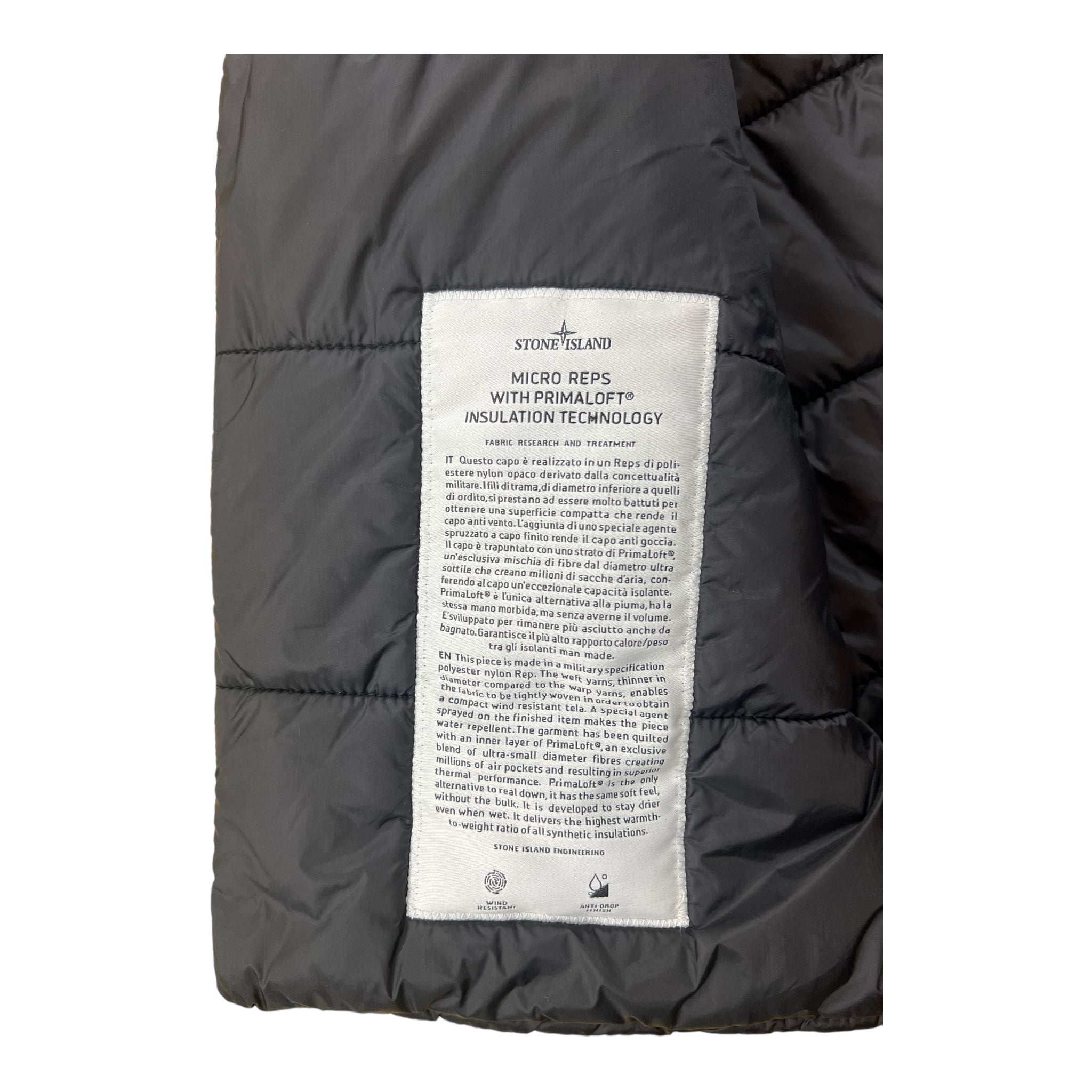 PARKA STONE ISLAND MICRO REPS PRIMALOFT - NB08