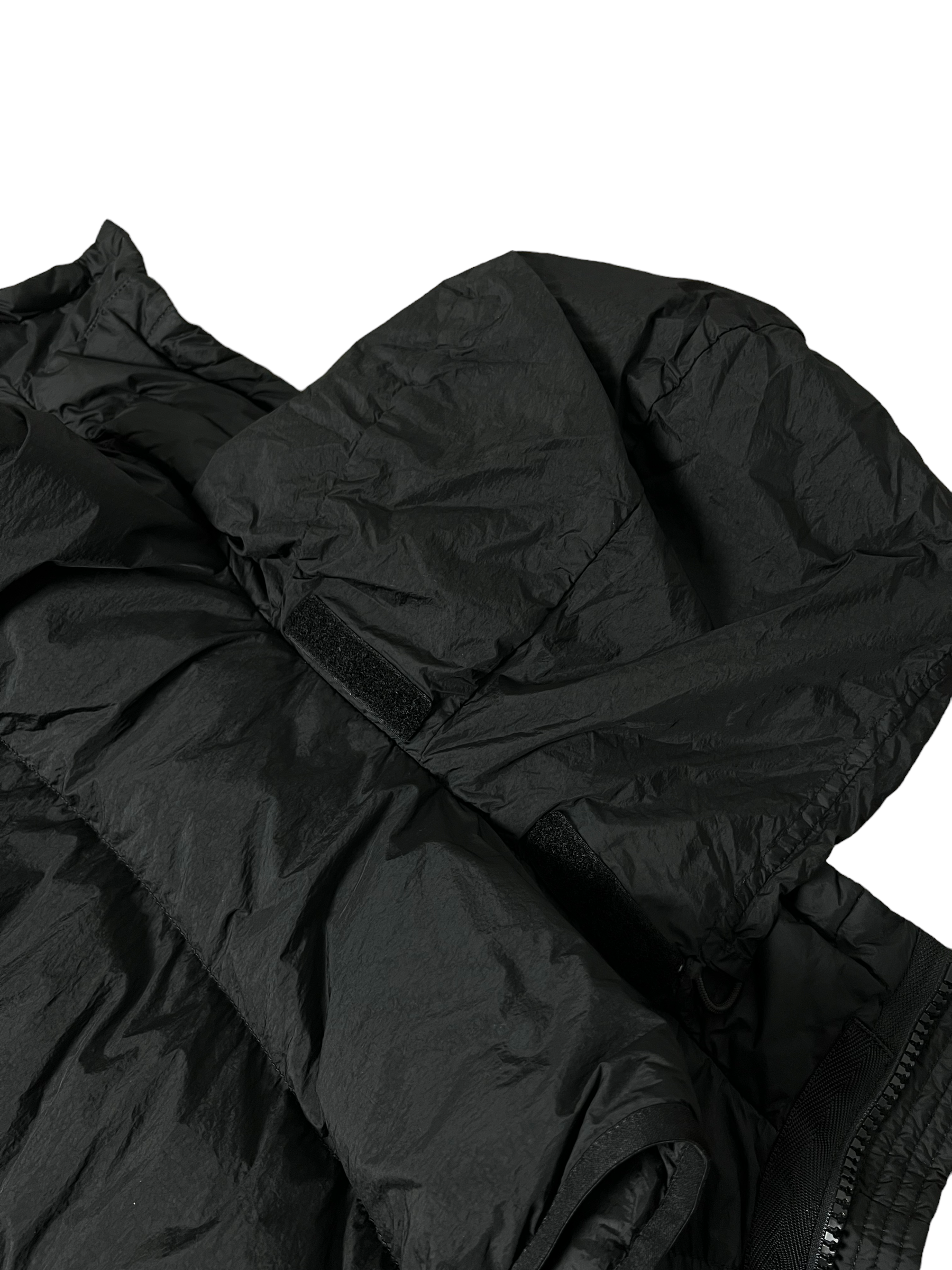 GILET À CAPUCHE STONE ISLAND GARMENT DYED CRINKLE REPS NY DOWN - NB08