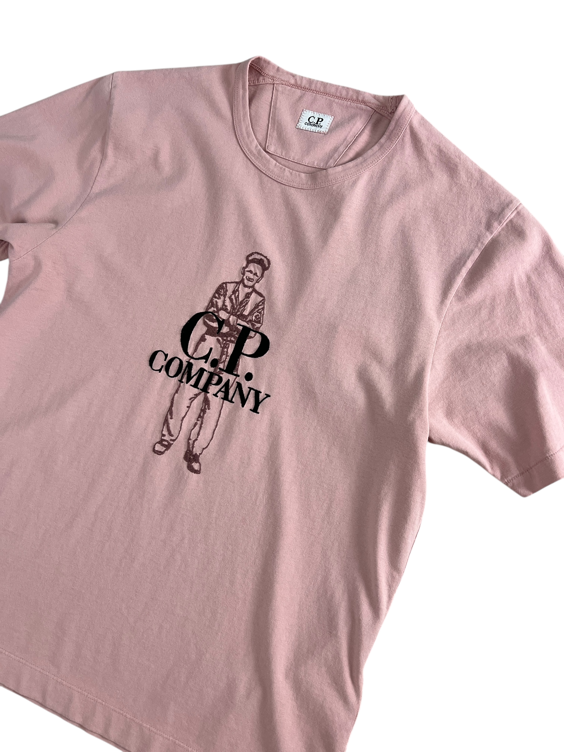 TEE-SHIRT C.P COMPANY ROSE - NEUF