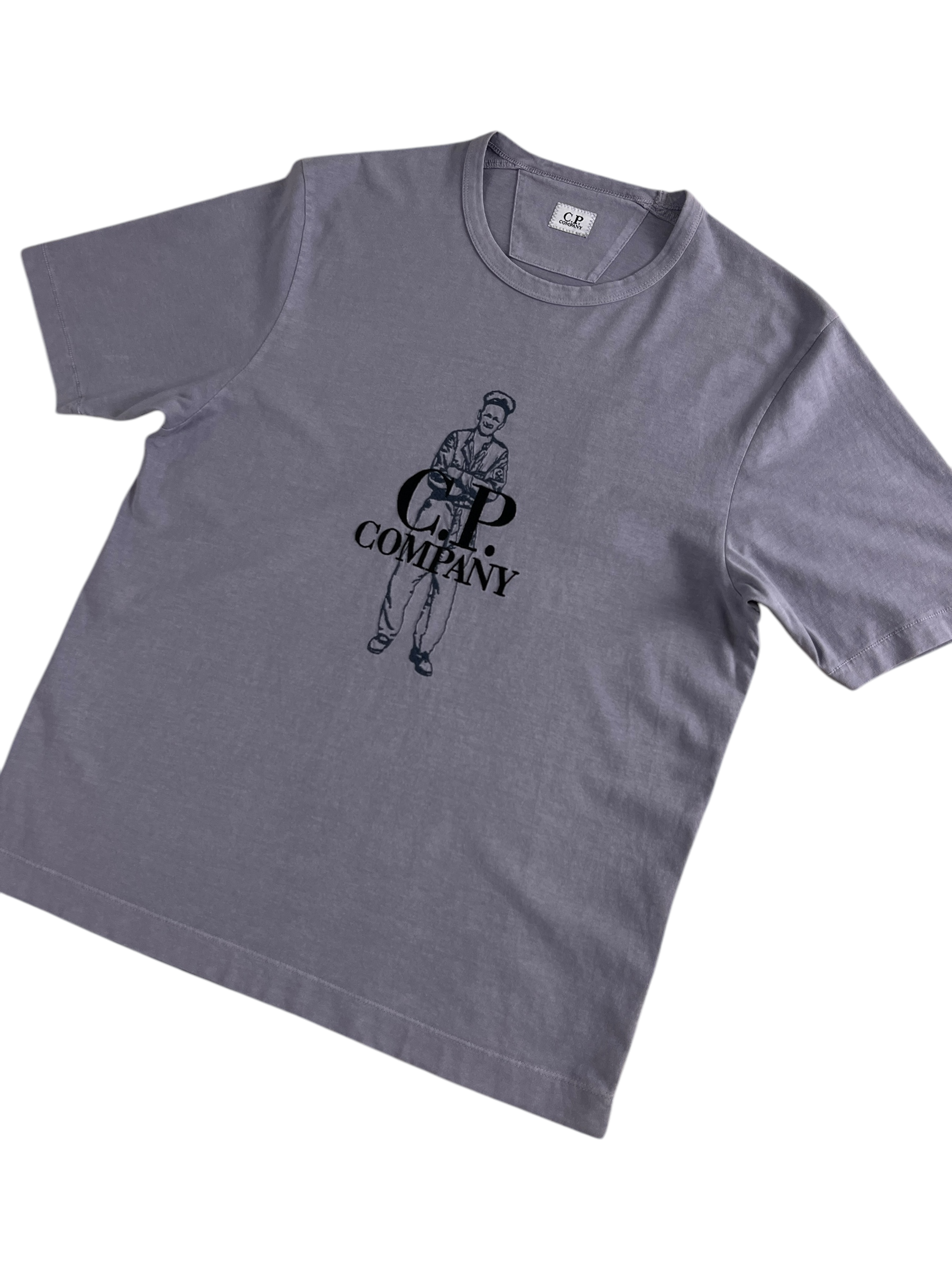 TEE-SHIRT C.P COMPANY MAUVE - NEUF