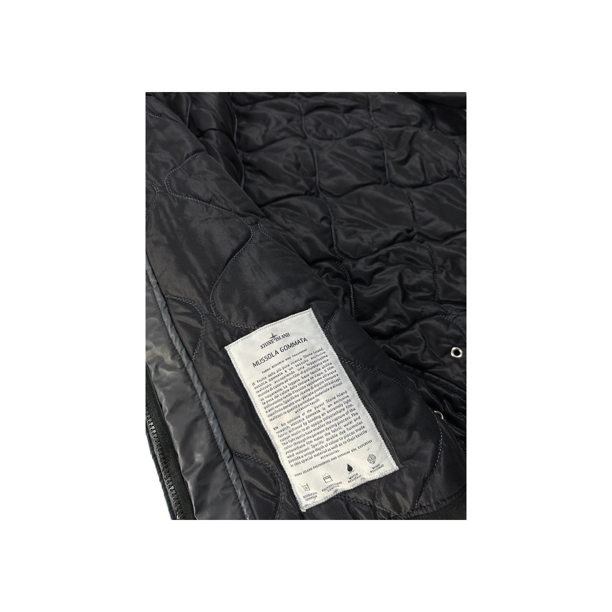 VESTE STONE ISLAND MUSSOLA GOMMATA - NB08