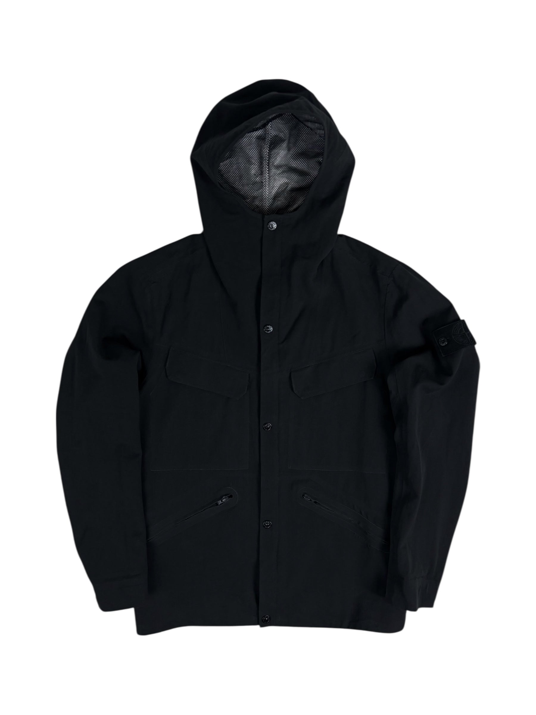 VESTE STONE ISLAND GHOST Water Repellent Wool Jacket - NOIR - TAILLE L