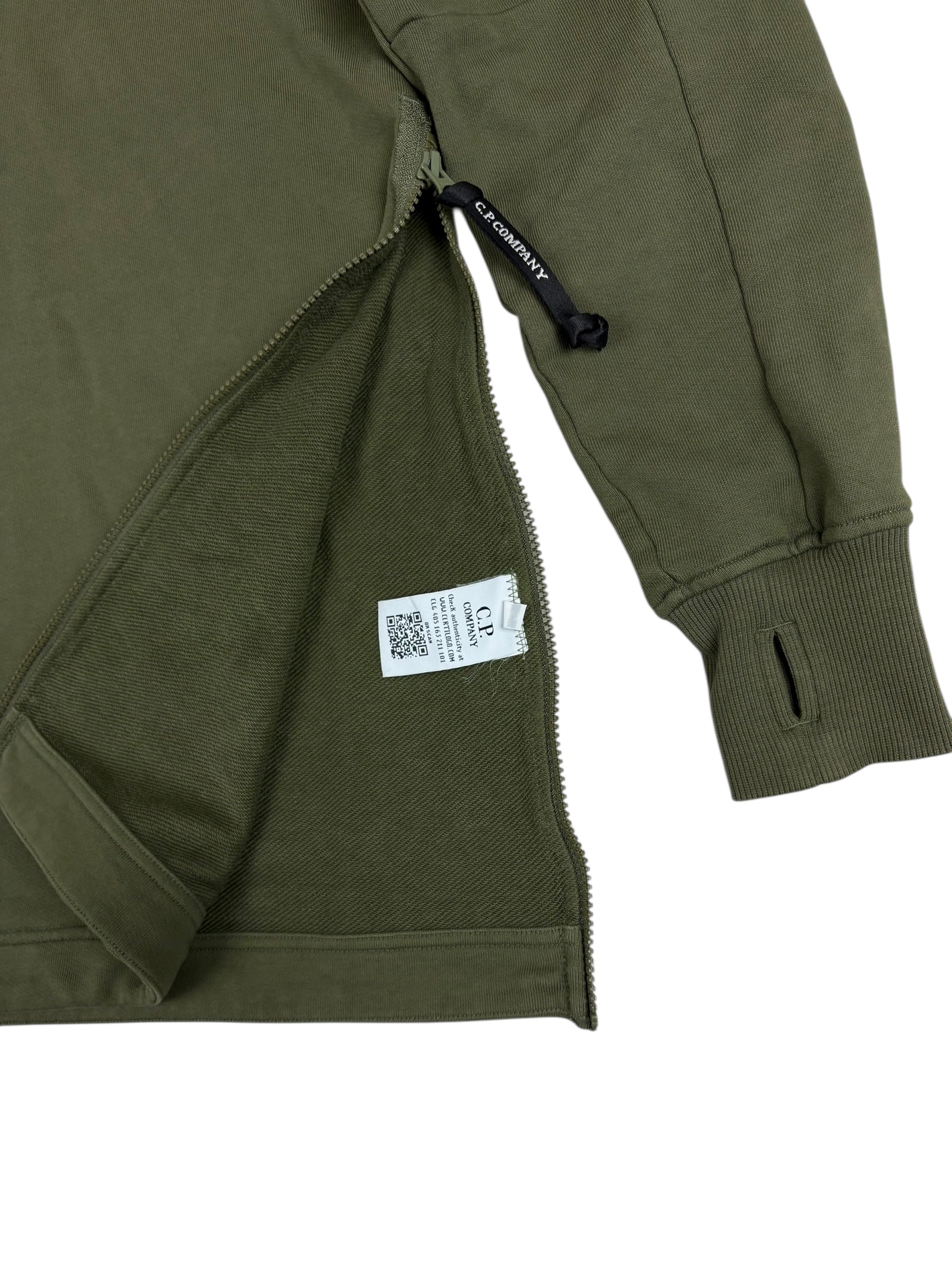 HOODIE ZIPPÉE GOGGLE C.P COMPANY - KAKI - TAILLE S