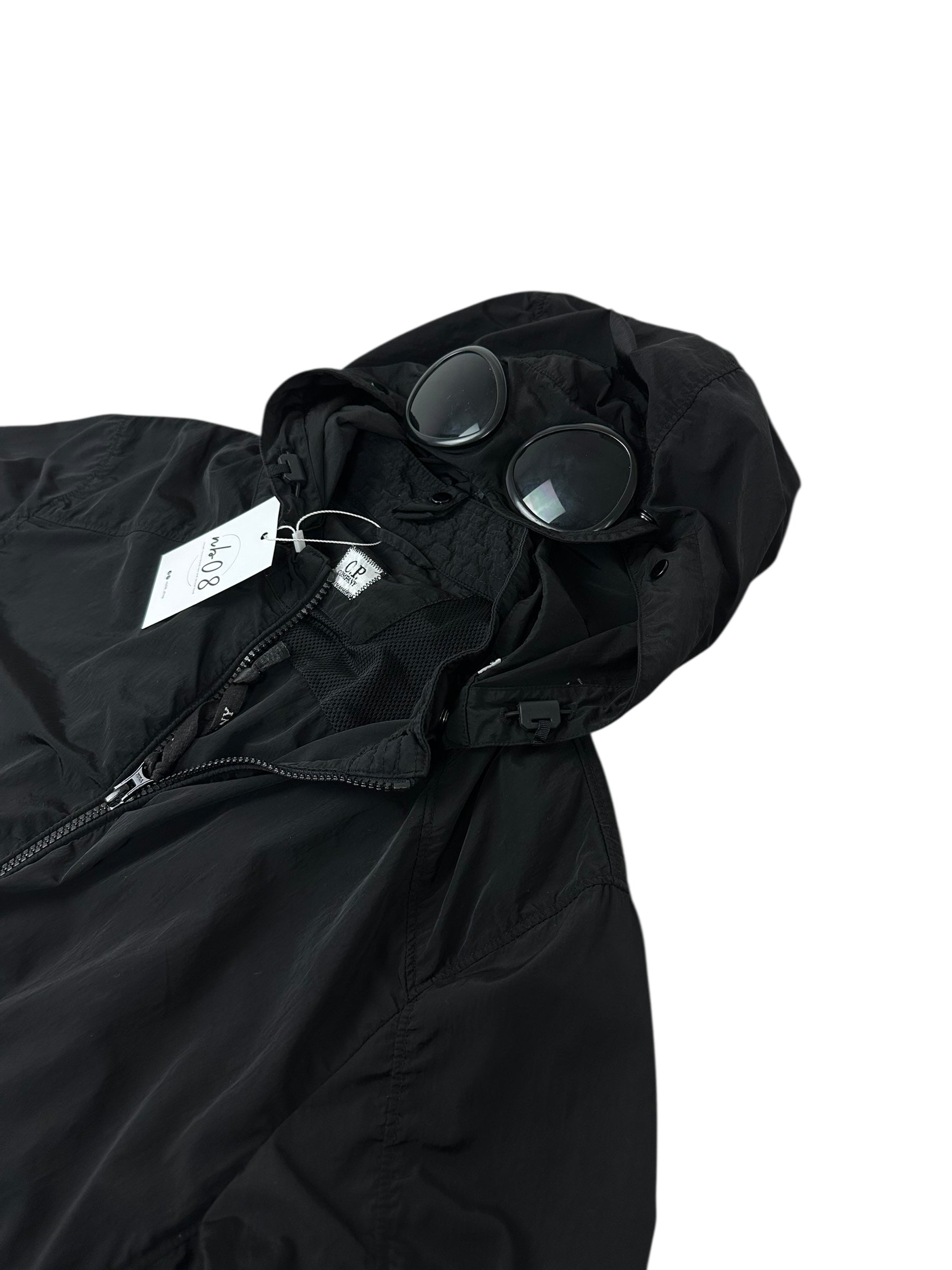 VESTE C.P COMPANY CHROME GARMENT DYEING GOGGLE JACKET - NOIR - TAILLE S