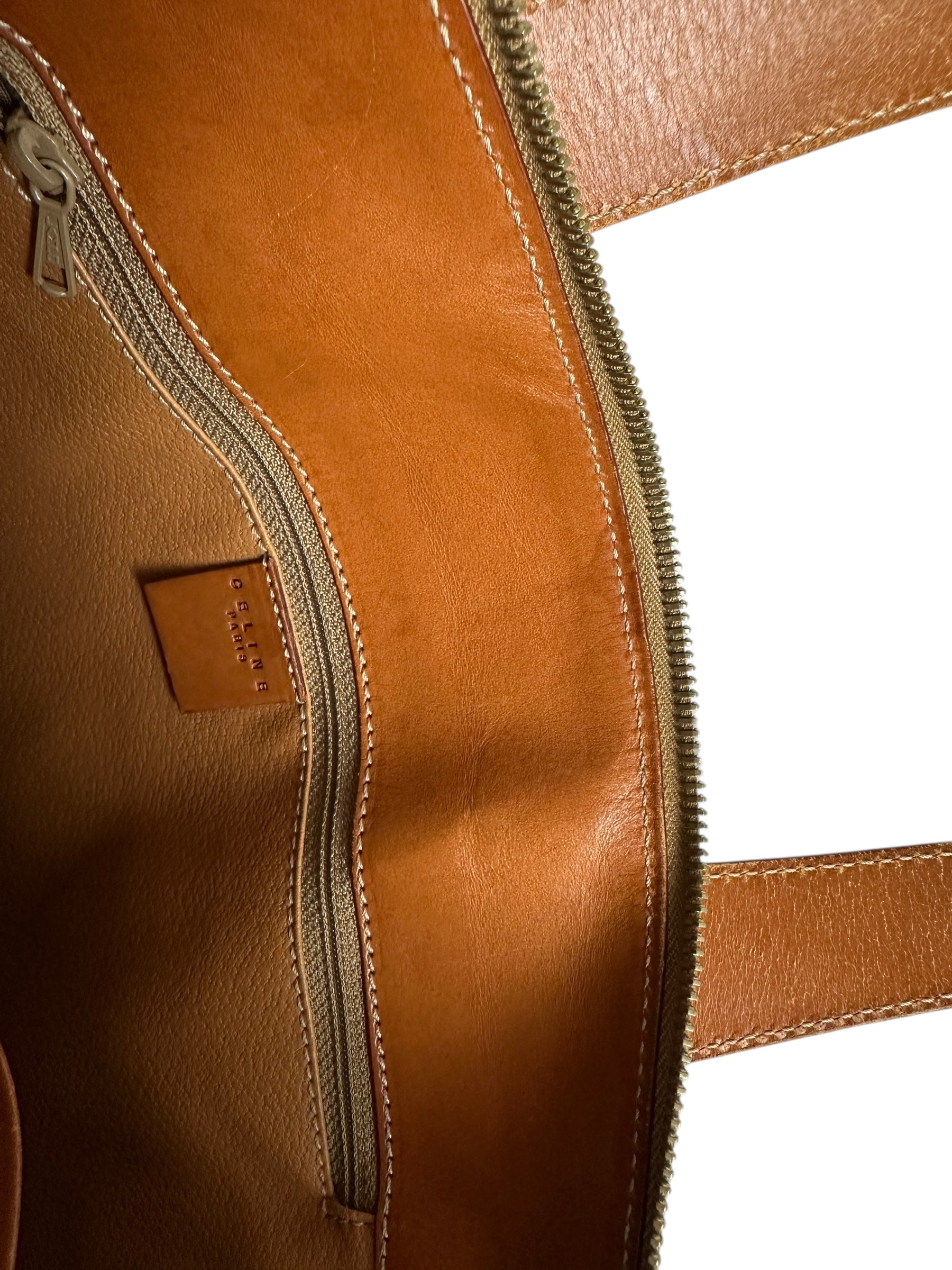 SAC CELINE MACADAM TOTE BAG - MARRON - M95