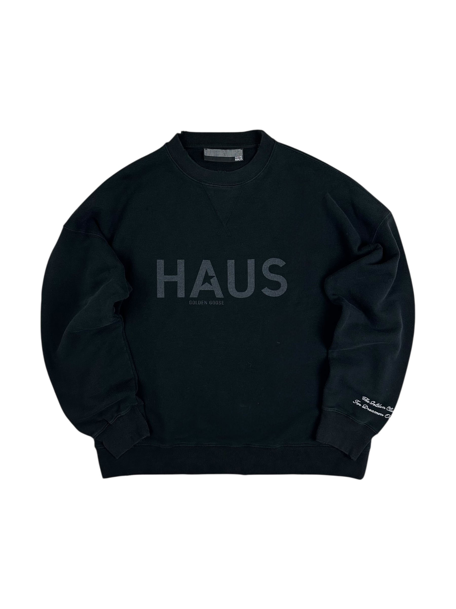 CREWNECK GOLDEN GOOSE - NOIR - TAILLE L - NEUF