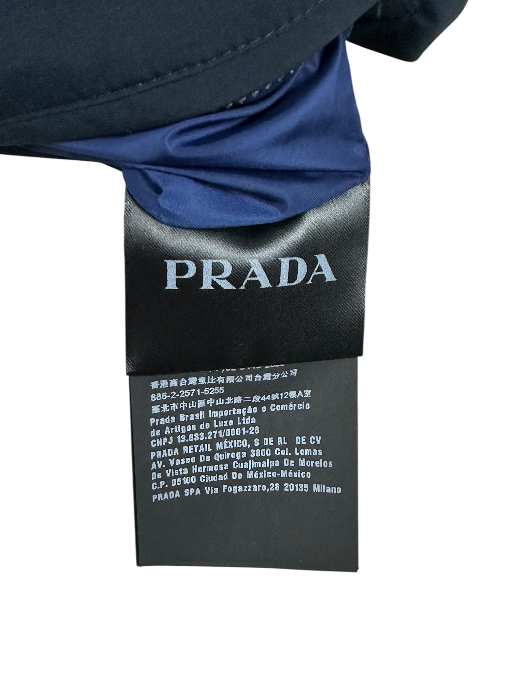 VESTE RÉVERSIBLE PRADA - BLEU / MARINE - TAILLE 48