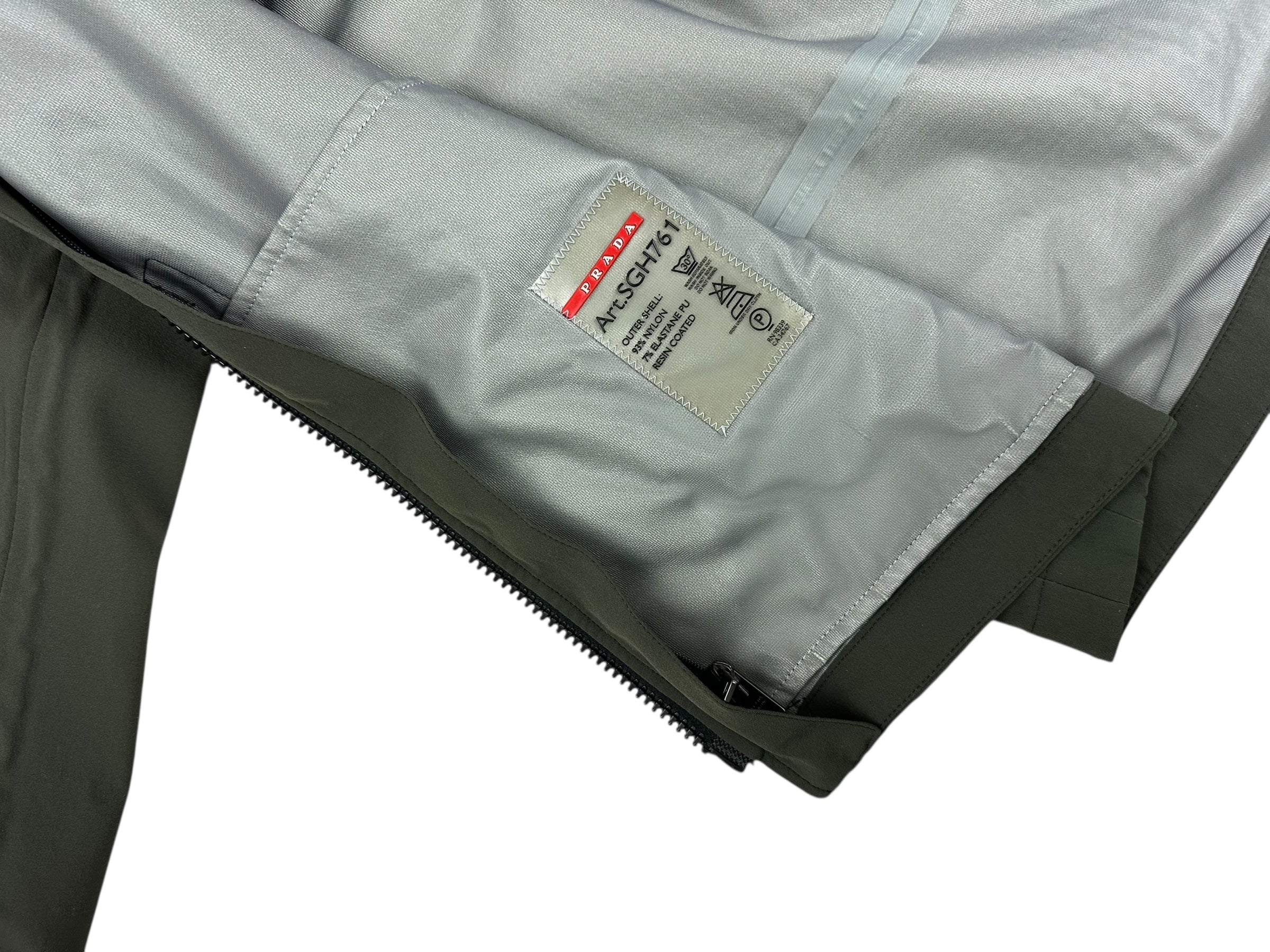 VESTE PRADA - KAKI / NOIR - TAILLE 48